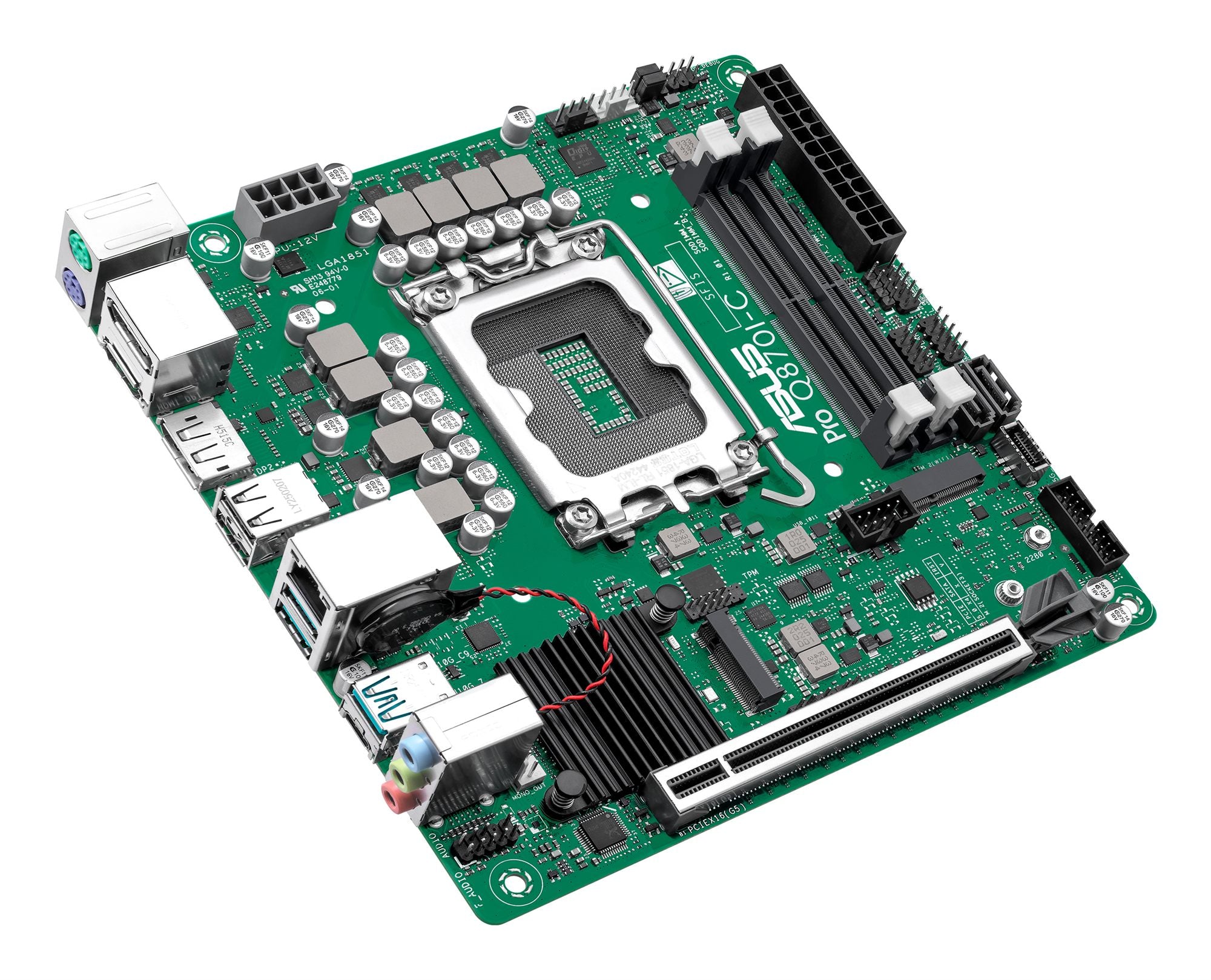 ASUS Q870 LGA1851 Mini-ITX motherboard 2xDDR5 1xHDMI 1xDP 1xM.2 2xSATA