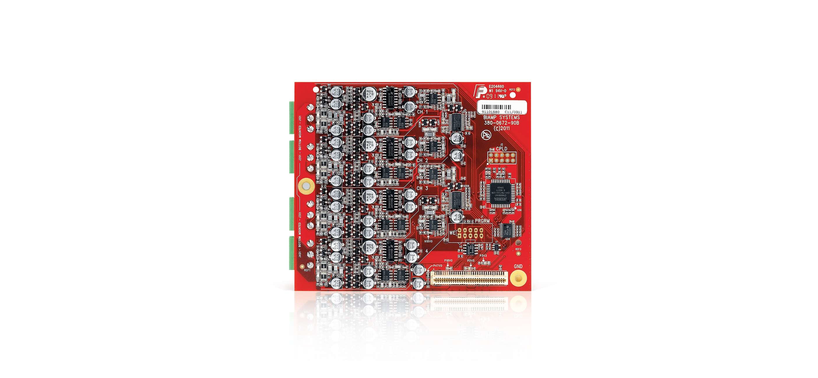 Biamp Tesira EX-MOD 4 Channel Mic/Line Input Card Kit