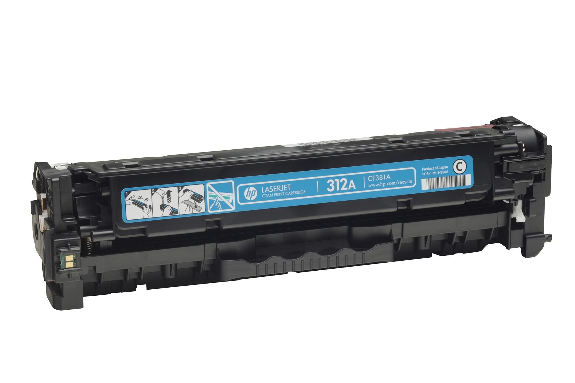 HP 312A original Toner cartridge CF381A cyan standard capacity 2.700 pages 1-pack