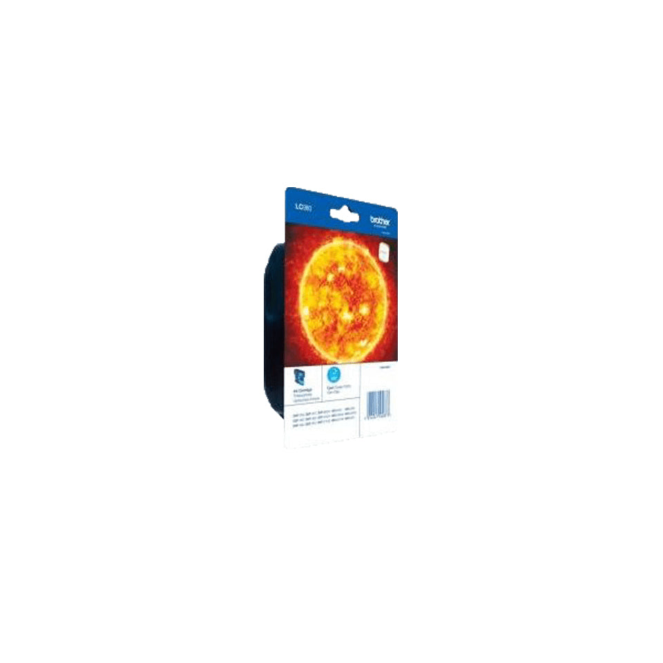 BROTHER LC-980 cartouche d encre cyan capacité standard 5.5ml 260 pages 1-pack blister sans alarme