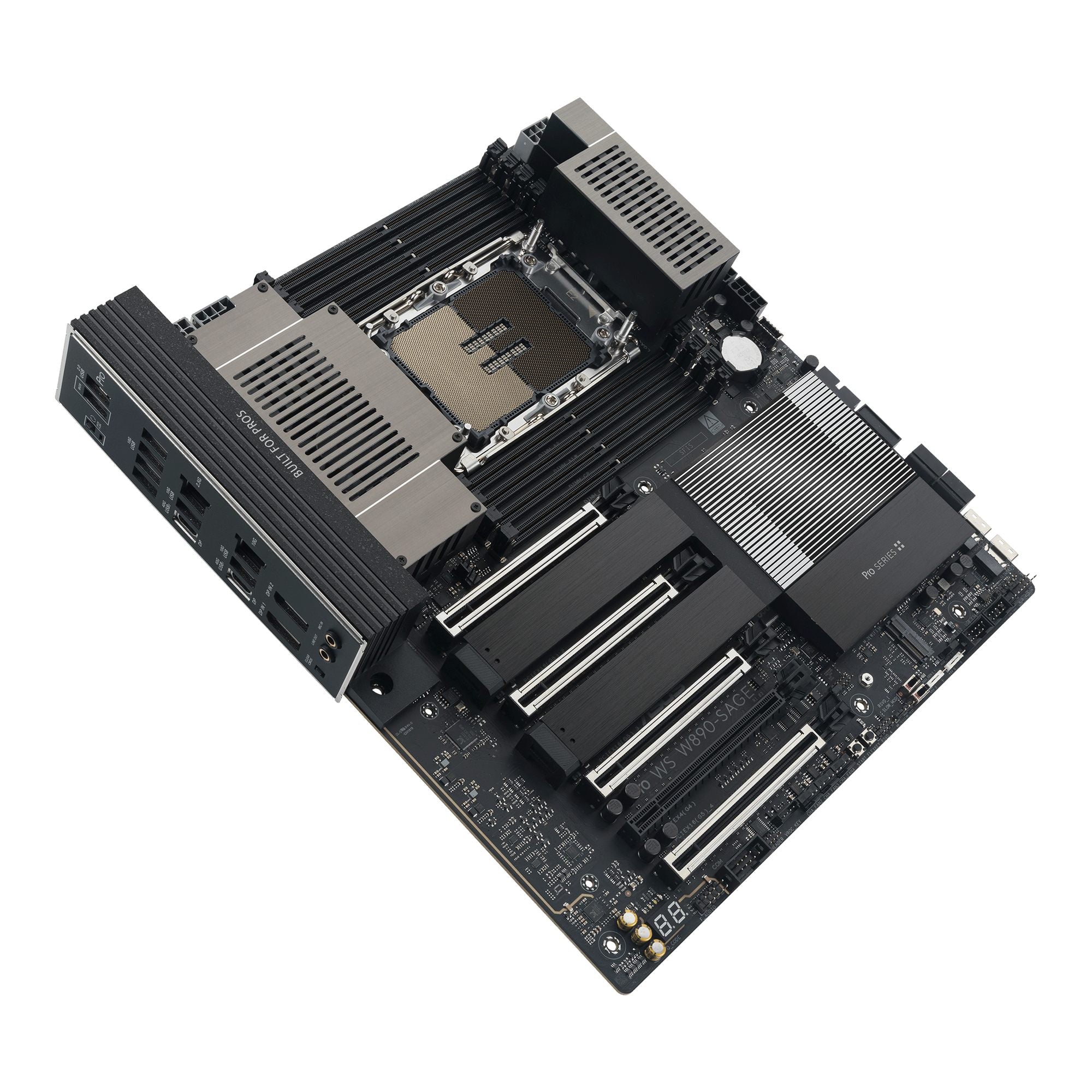 ASUS PRO WS W890-SAGE LGA4710-2 EEB workstation motherboard 8xDDR4 4xPCIe 5.0 4xM.2 4xSATA