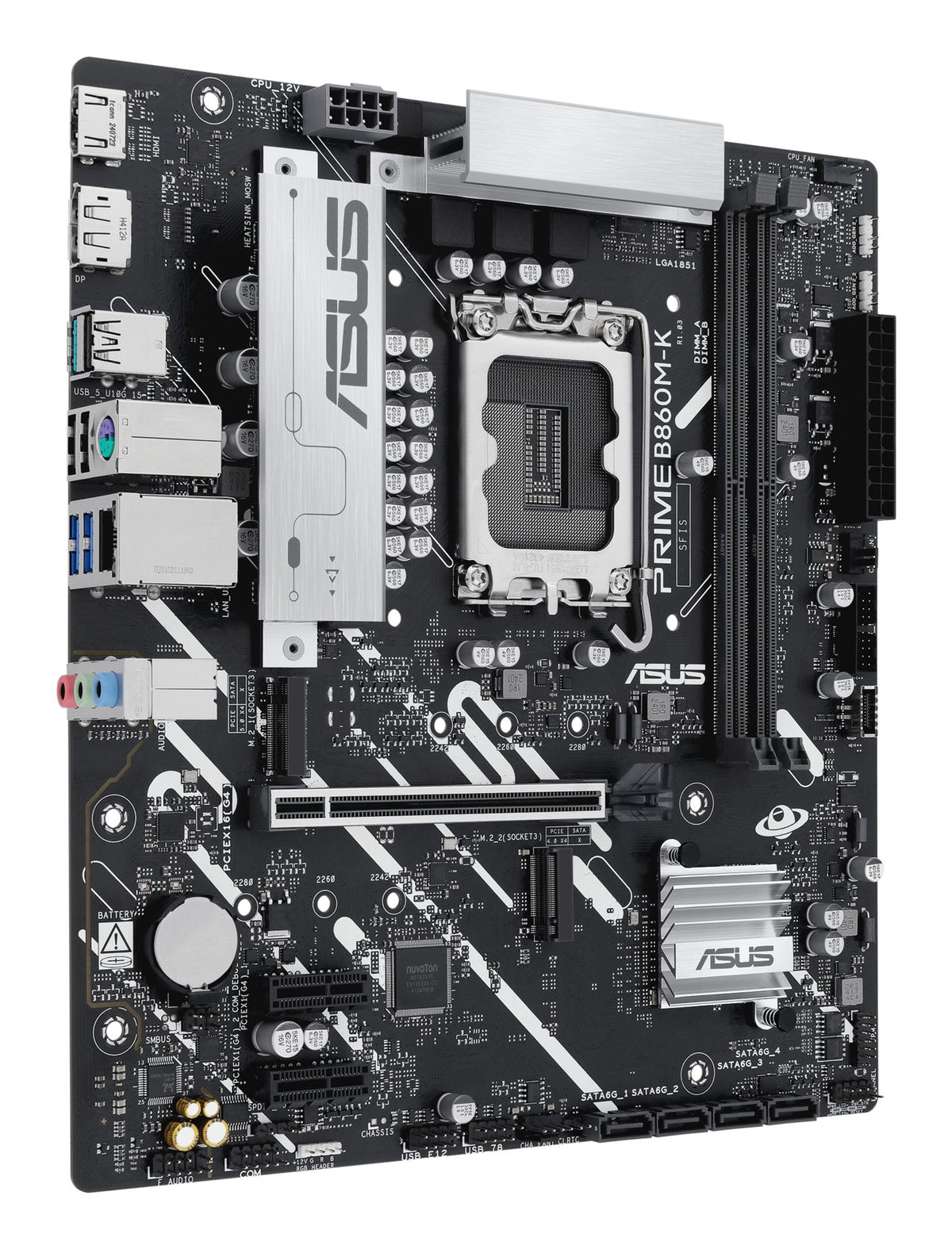 ASUS PRIME B860M-K LGA1851 DDR5 mATX MB 1xHDMI 1xDP 2xM.2 4xSATA