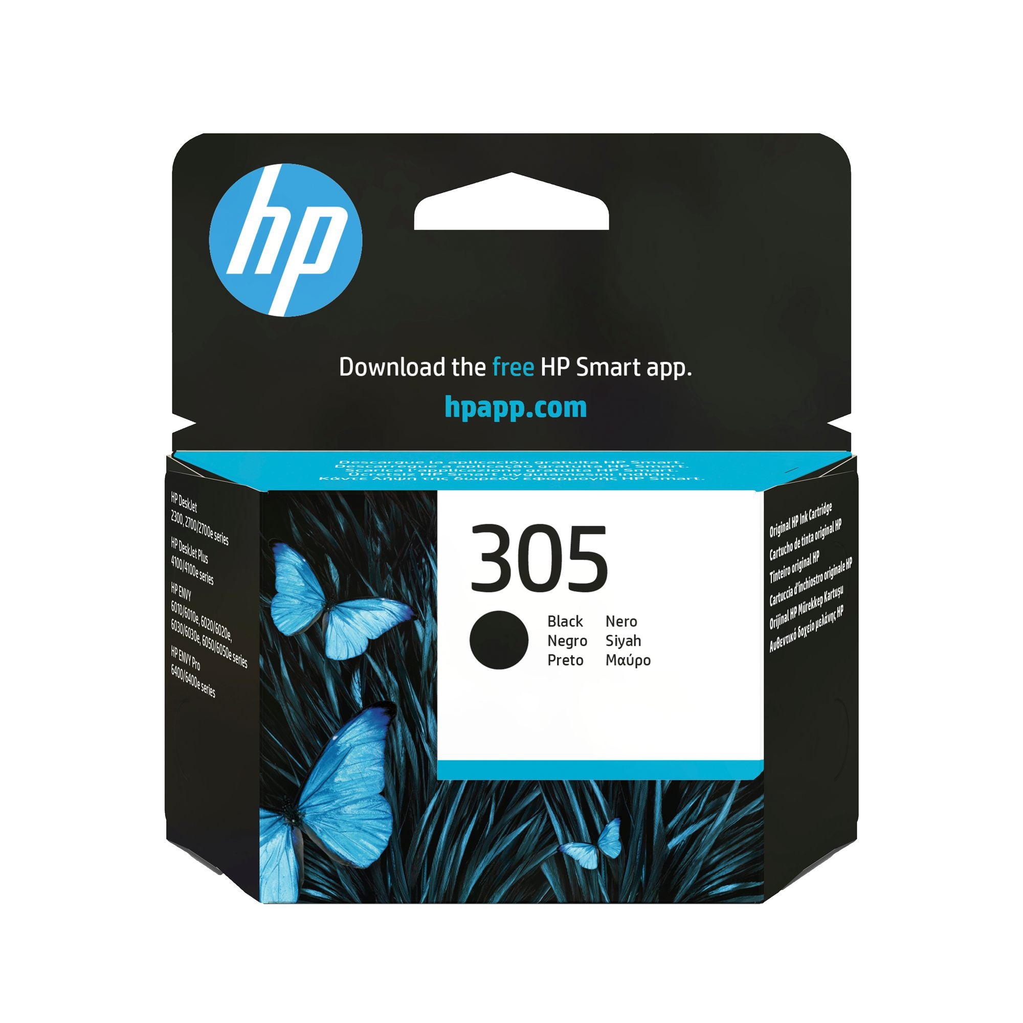 HP 305 Cartouche d'encre noire 3YM61AE Instant Ink