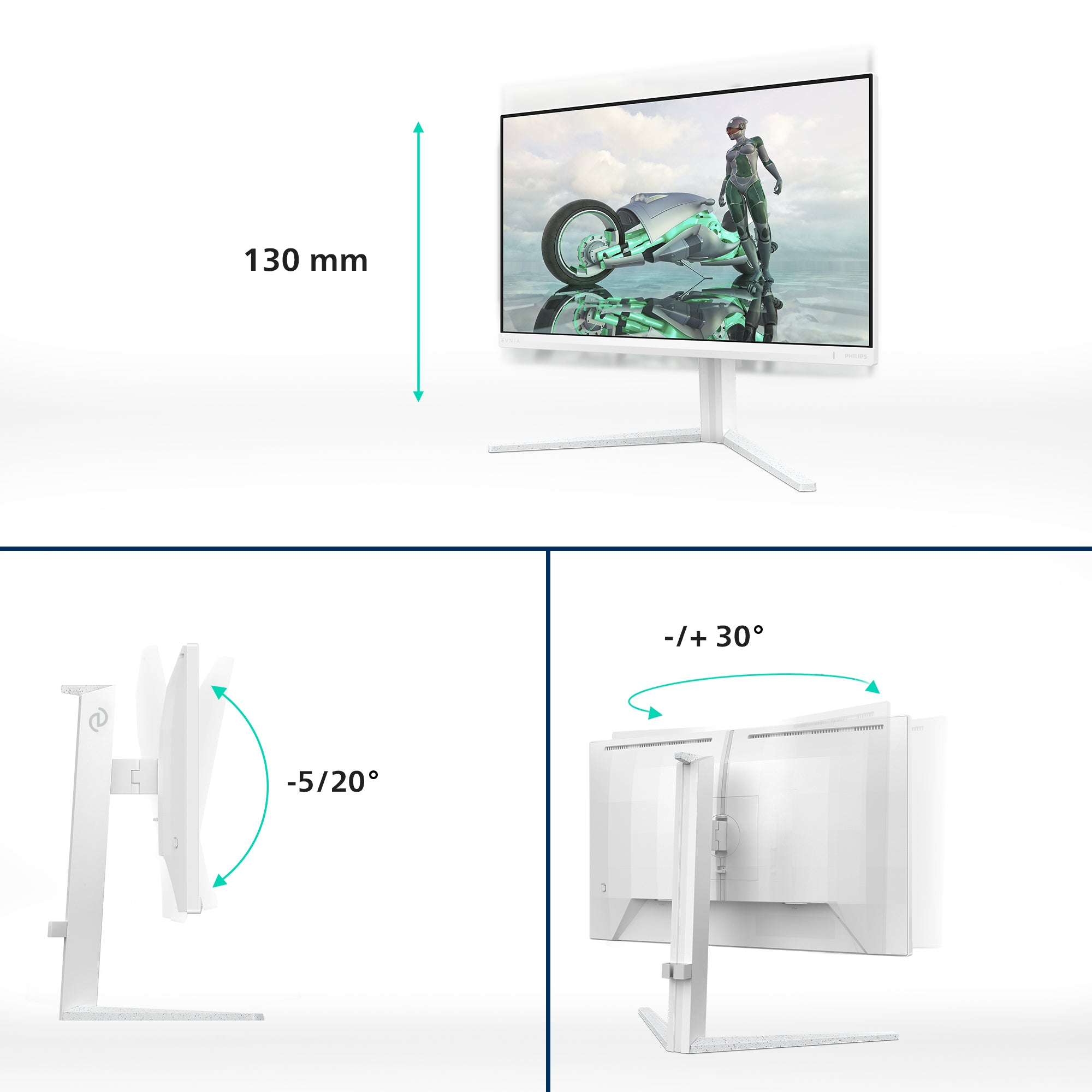 PHILIPS 24M2N3201A/00 24p IPS FHD HDMI White