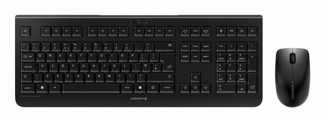 CHERRY Pack clavier & souris DW 3000 Sans fil noir gb