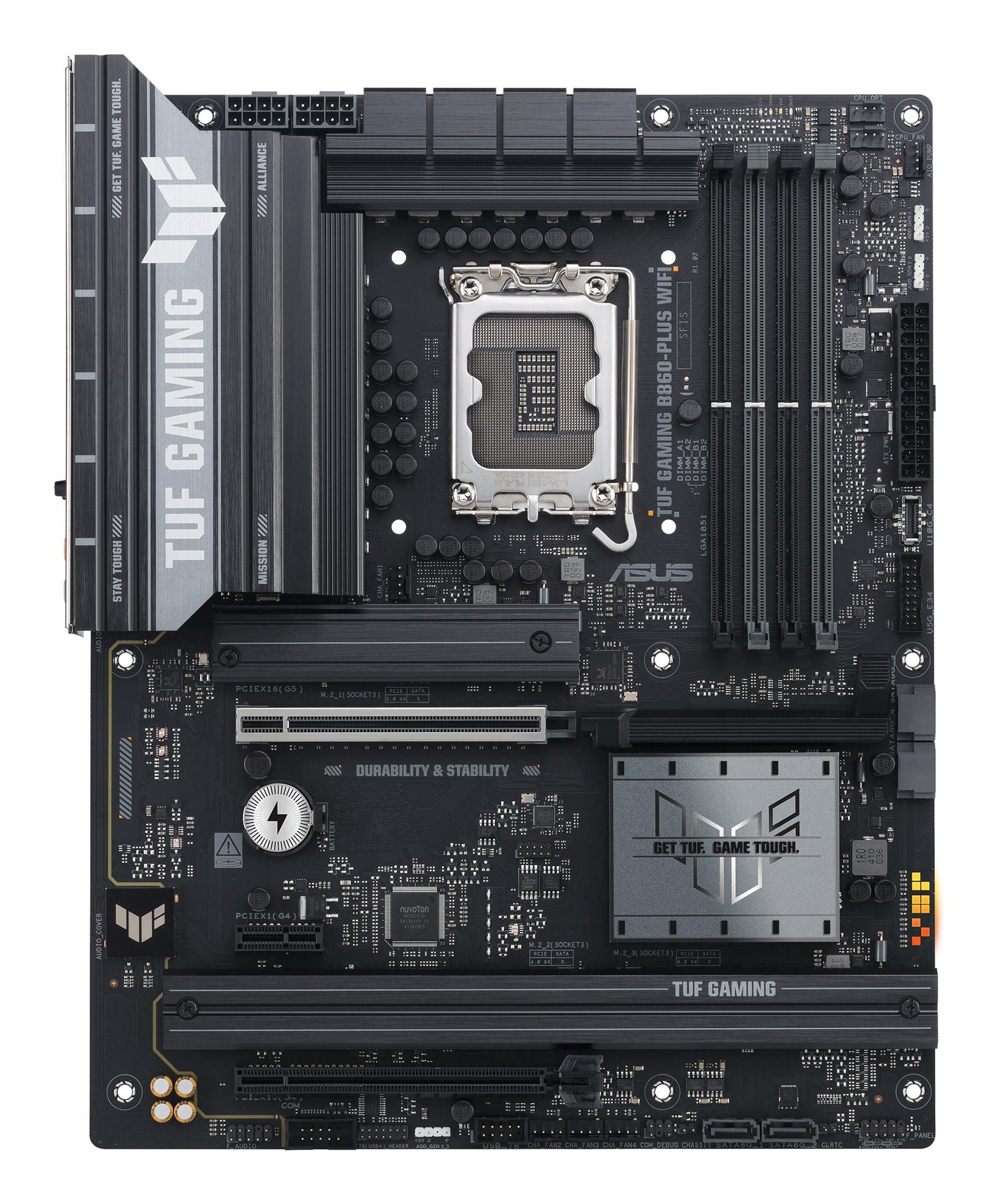 ASUS TUF GAMING B860-PLUS WIFI LGA1851 DDR5 ATX MB DDR5 1xHDMI 1xDP 3xM.2 4xSATA