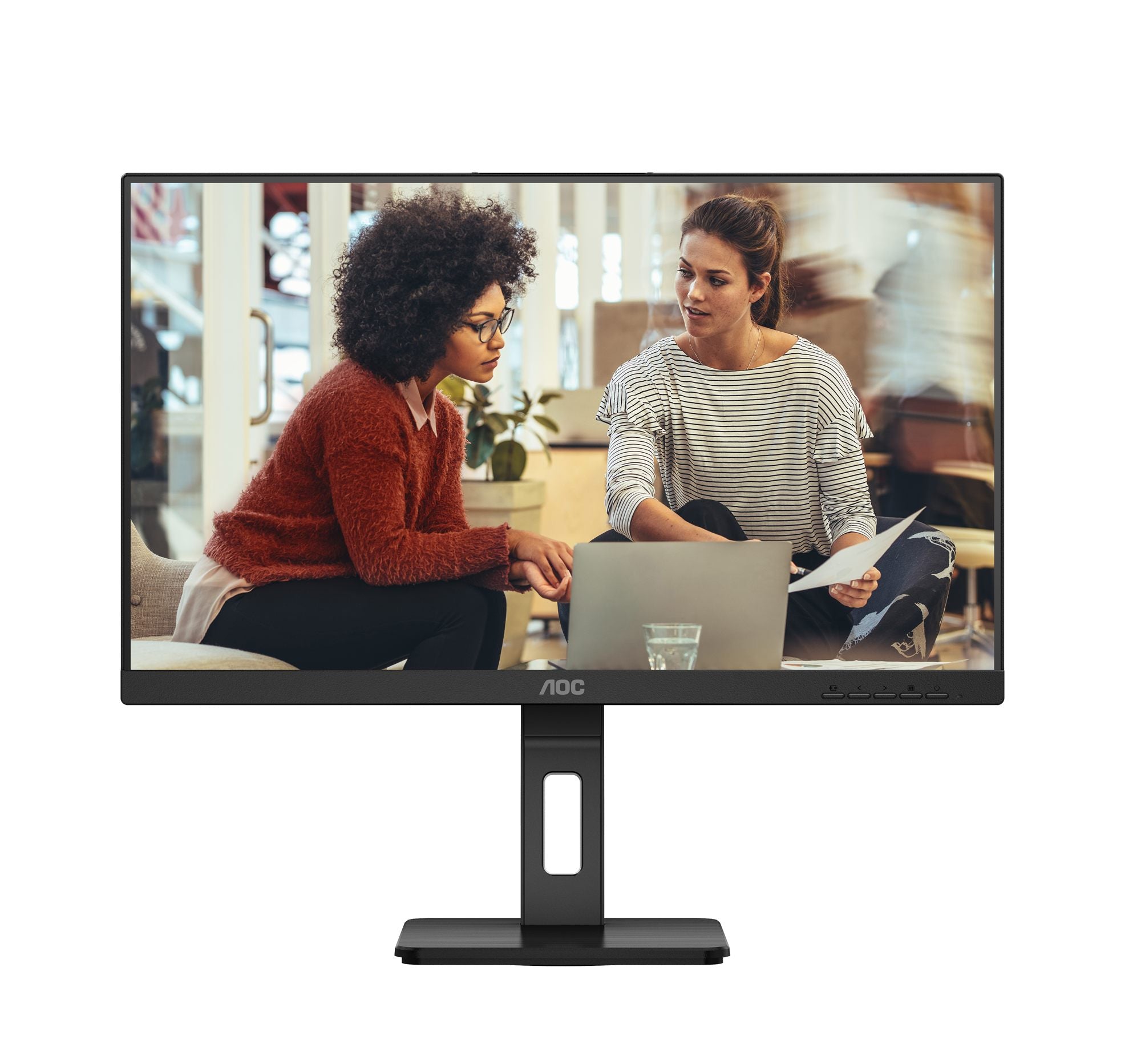 AOC U27E3UF 27p IPS 3840x2160 Monitor 4ms 16:9 2xHDMI DP USB Black