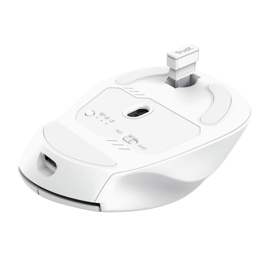 TRUST NIVEN COMFORT MULTI-WRLS MOUSE WHT