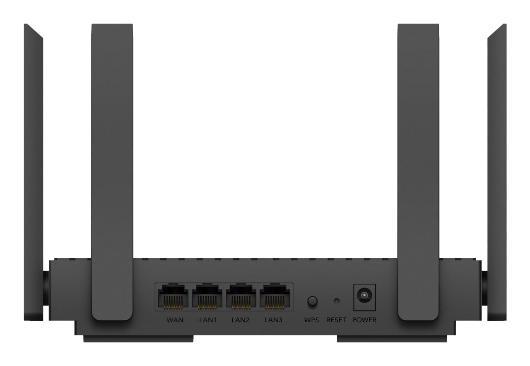 Cudy WR3000 routeur sans fil Gigabit Ethernet Bi-bande (2,4 GHz / 5 GHz) Noir