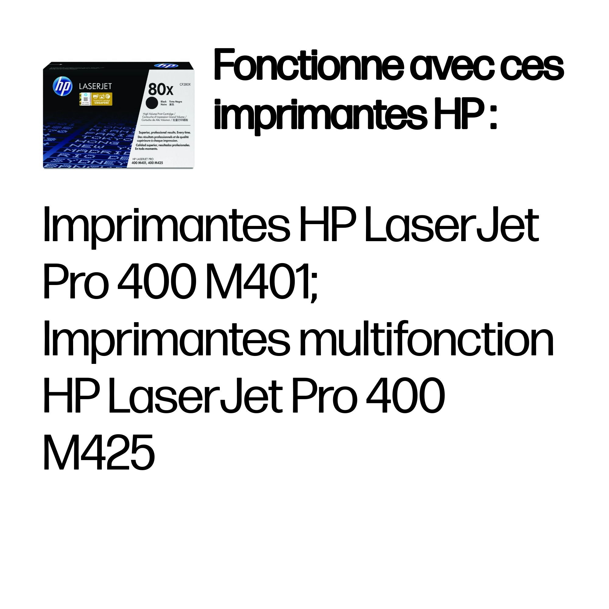 HP 80X original Toner cartridge CF280X black high capacity 6.900 pages 1-pack