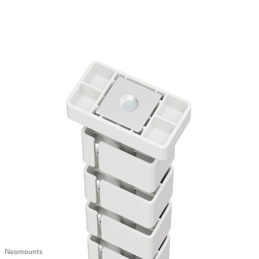 NEOMOUNTS Cable Spine Organizer for sit/stand desk frames magnet mounted white