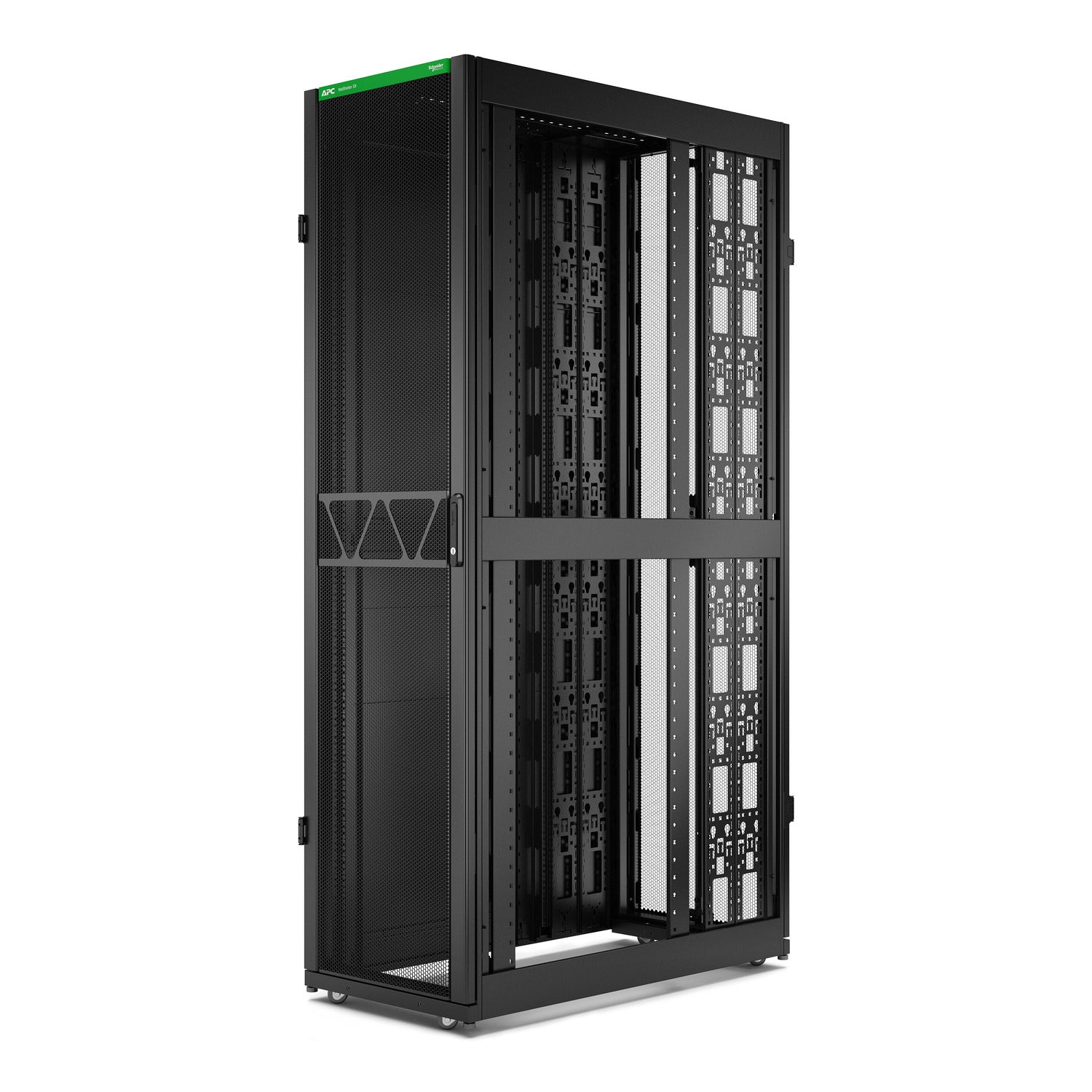 APC NetShelter SX Gen 2 Rack cabinet 2258H x 600W x 1200D mm with Sides floor-standing Black 48U 19 TAA Compliant