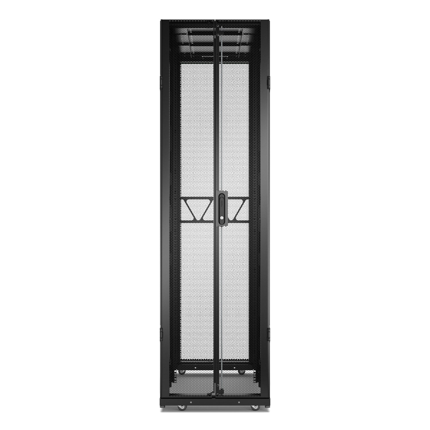 APC NetShelter SX Gen 2 Rack cabinet 2124H x 600W x 1200D mm with sides floor-standing Black 45U 19 TAA Compliant
