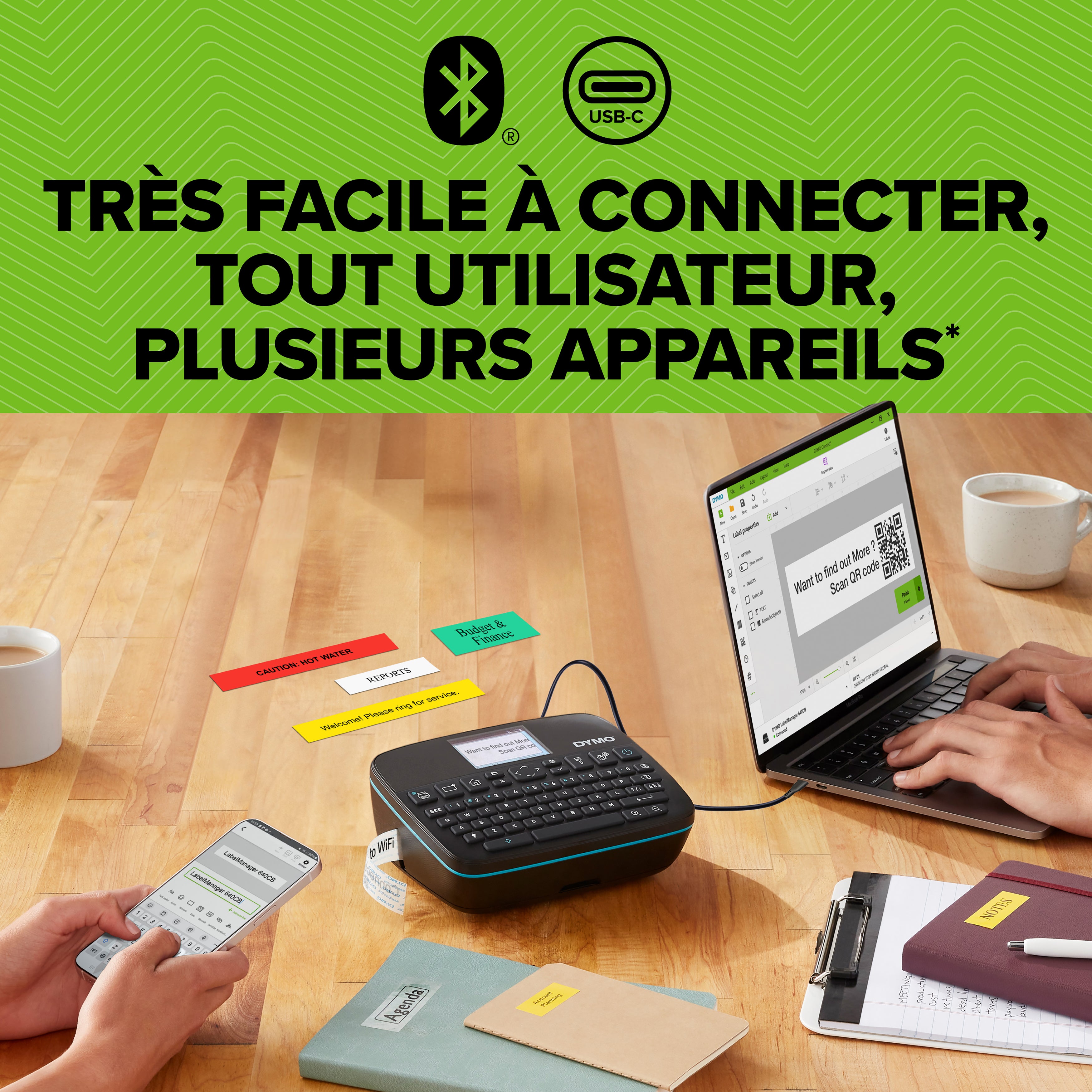 DYMO Etiqueteuse LabelManager 640 CB AZERTY