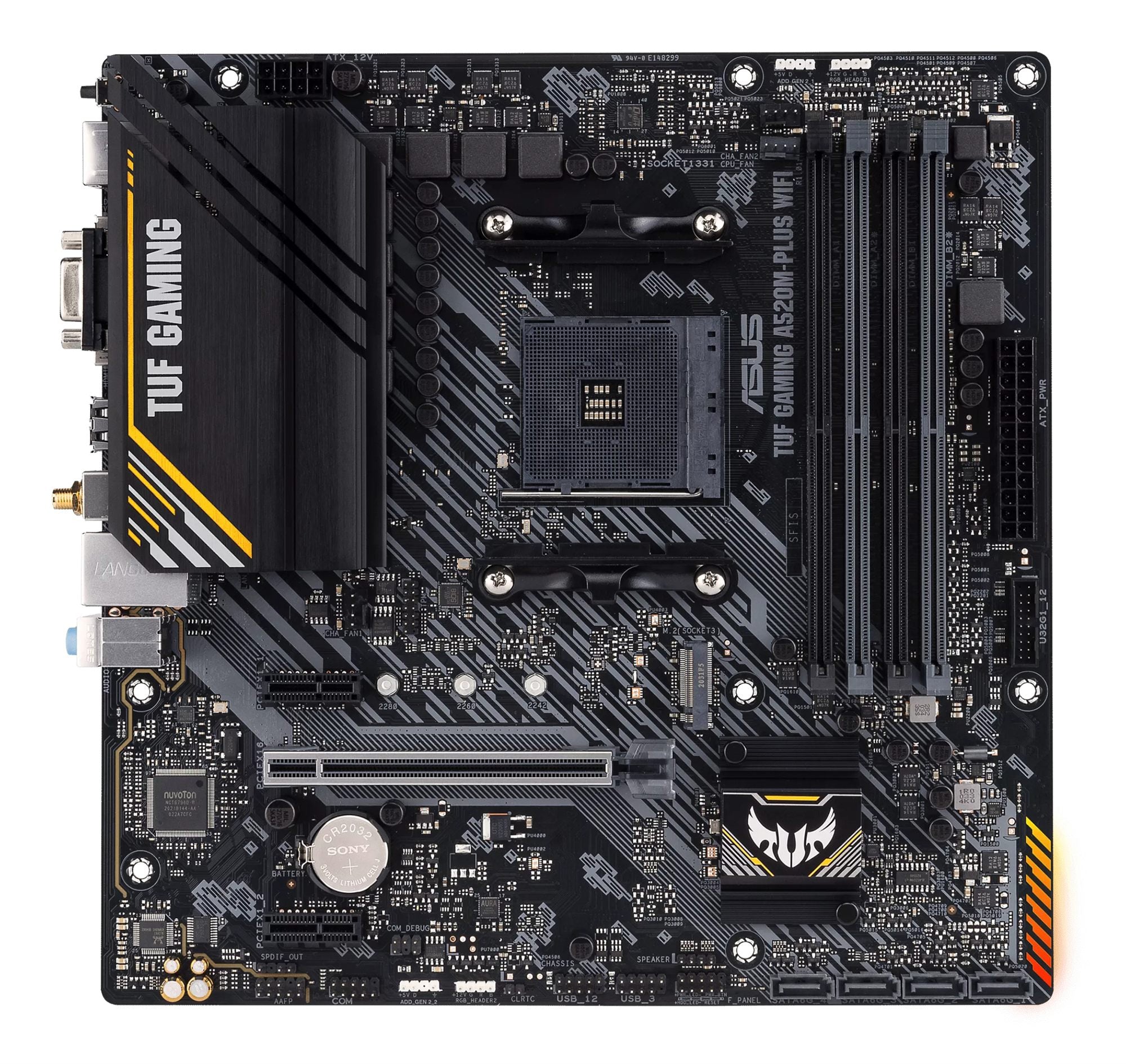 ASUS TUF GAMING A520M-PLUS II AMD A520 microATX 4DDR4