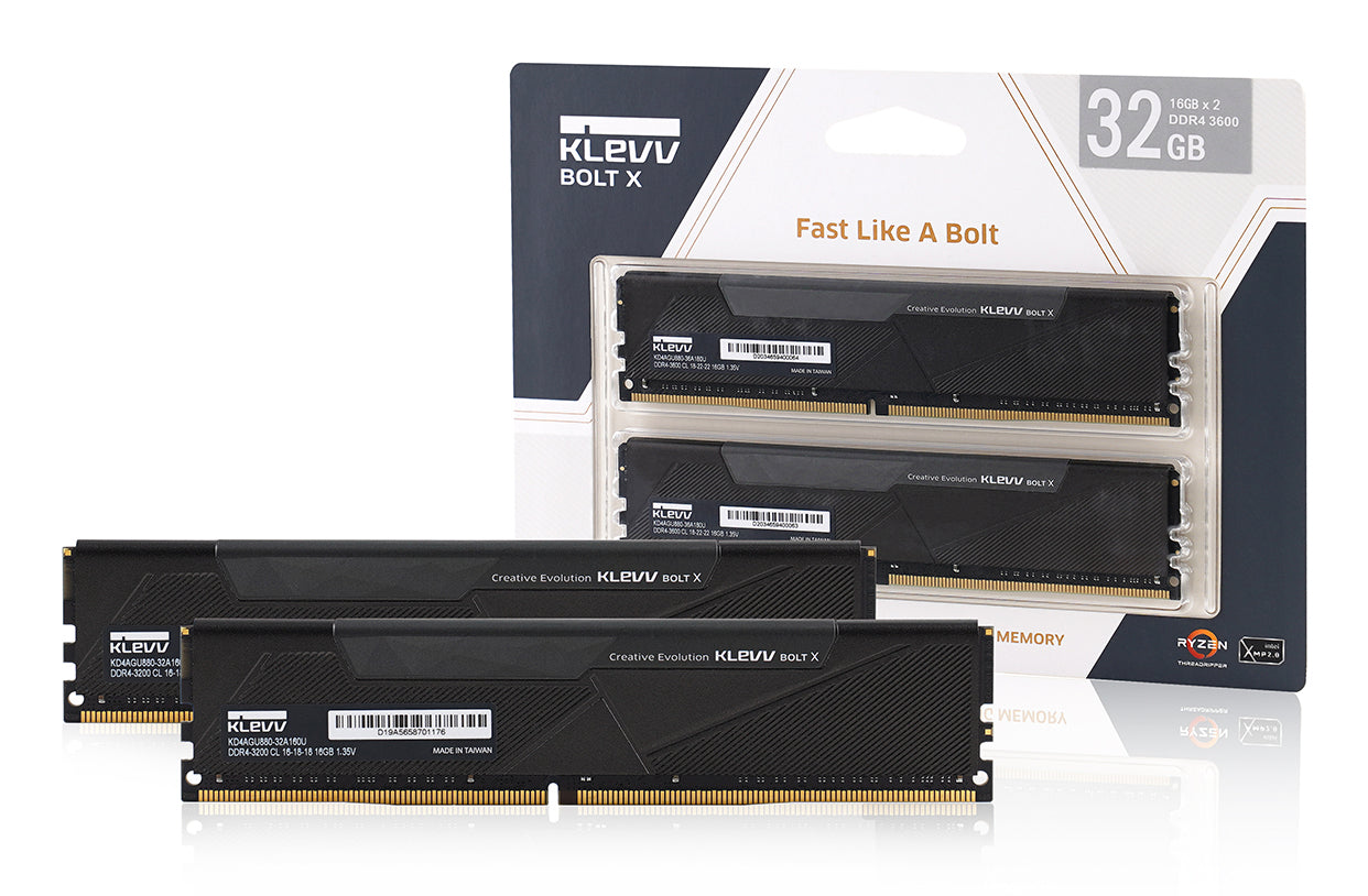 32GB 2X16GB GAMING DIM DDR4 3600MHZ KLEV