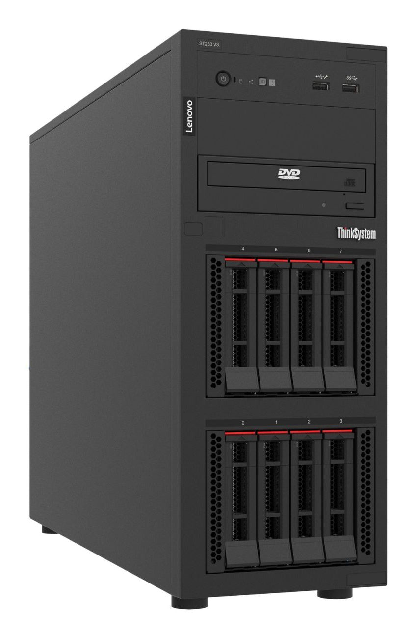 LENOVO ISG ThinkSystem ST250 V3 1xIntel Xeon 6353P 8C 2.7GHz 65W 1x32Go 2Rx8 RAID 545-8i PCIe Gen4 12Go Adapter 1x800W 2.5p Chass