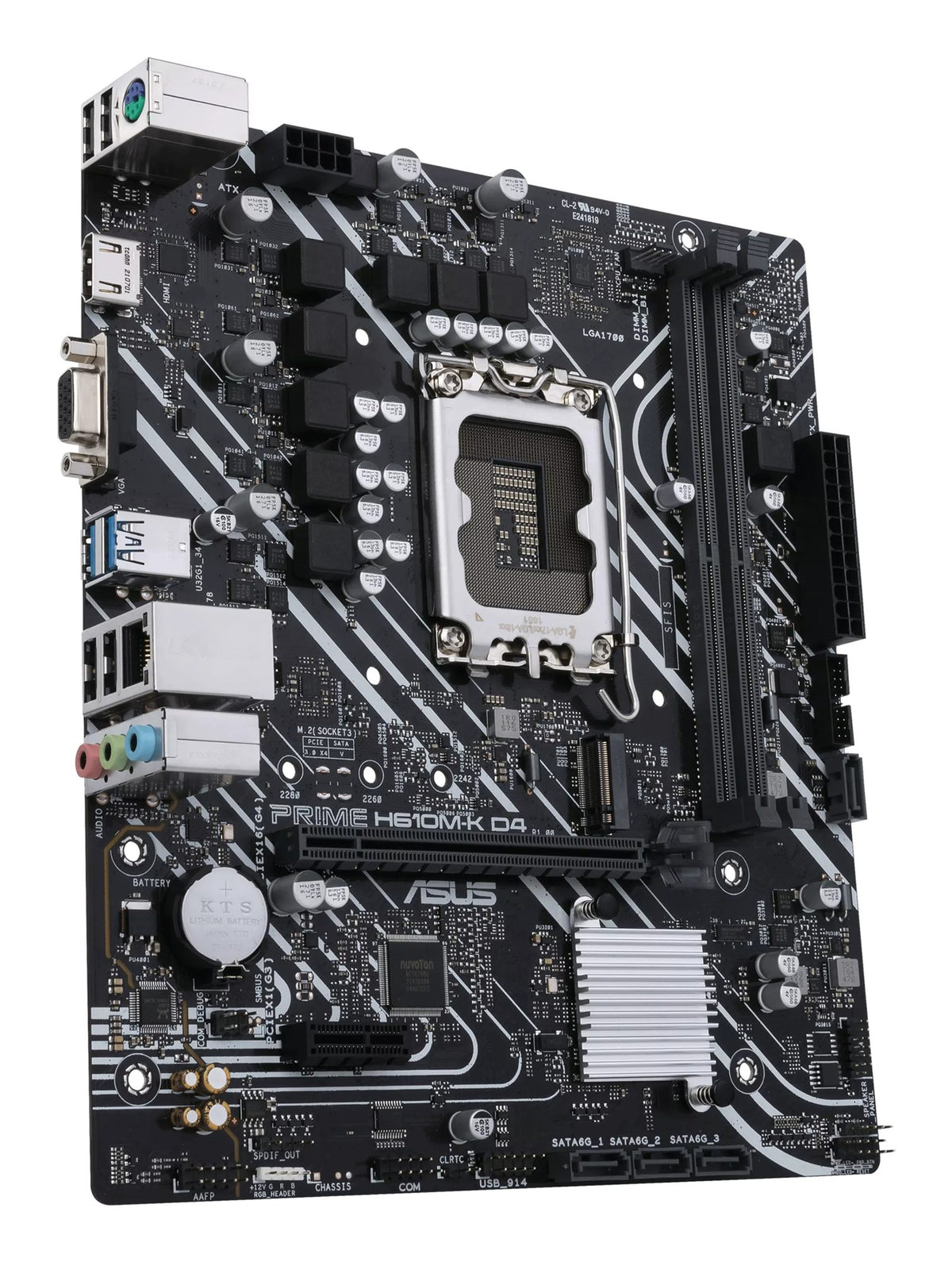 ASUS PRIME H610M-K D4 LGA1700 DDR4 mATX MB