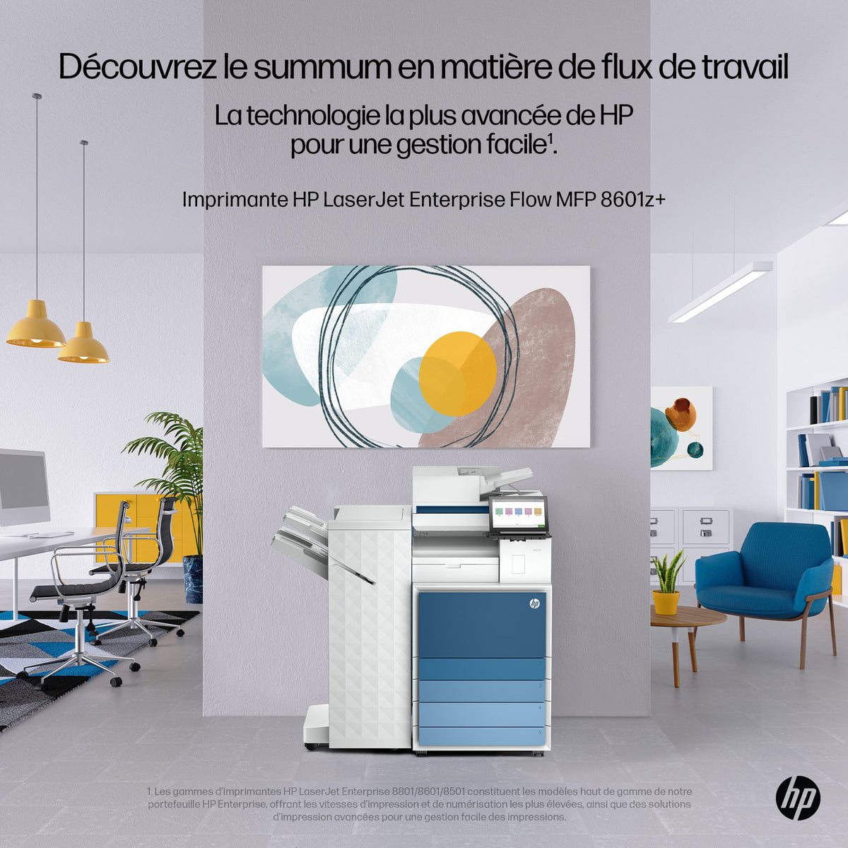 HP LaserJet Ent Flow MFP 8601z+Printer E