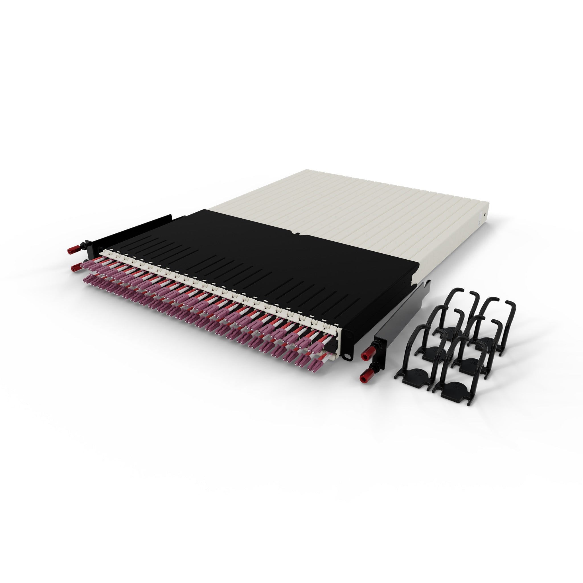 PATCHBOX ONE 24x JARRETIERE OM4 LC-LC 1,8 m 30U