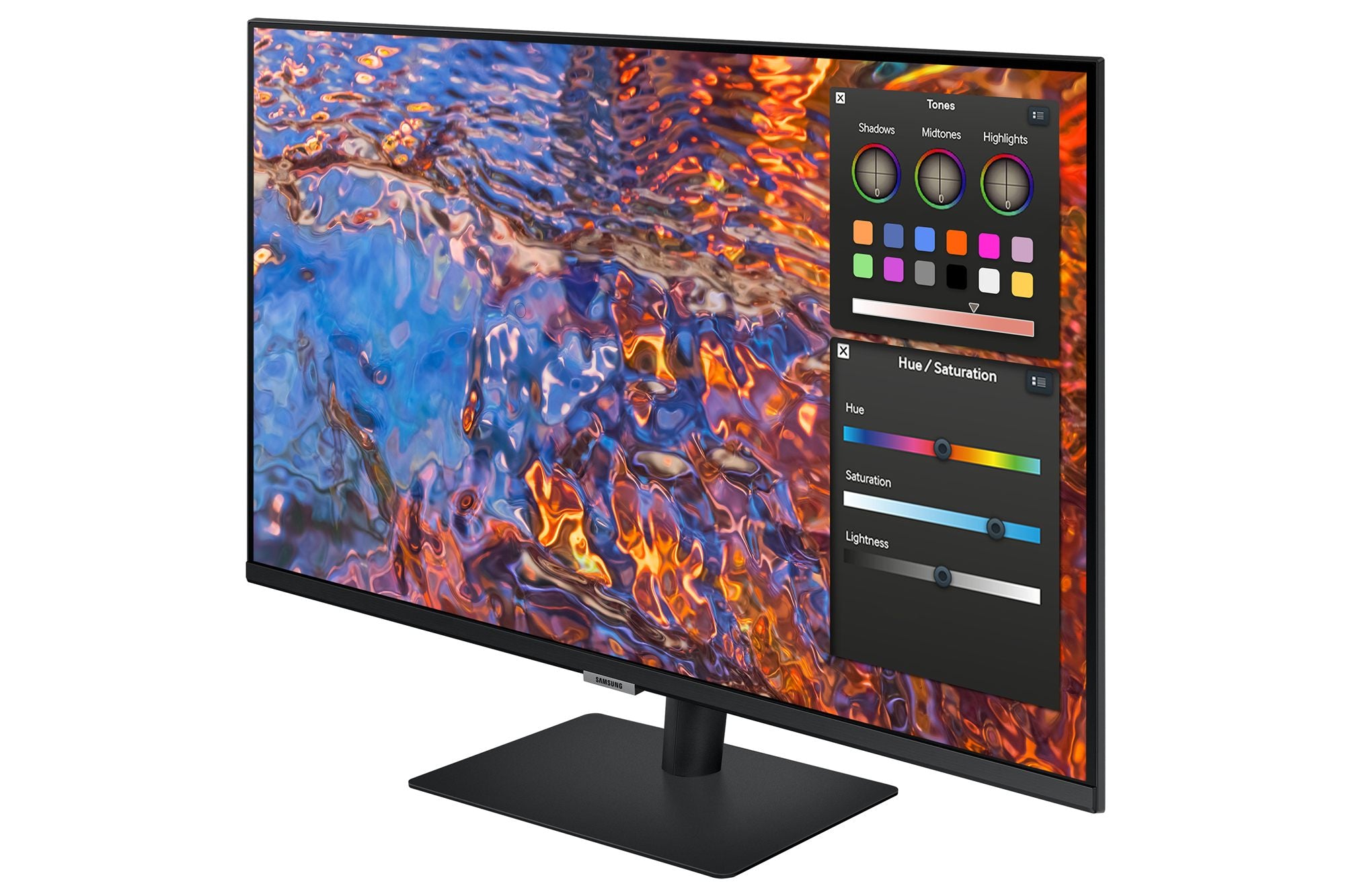 SAMSUNG LS32B800PXPXEN 32p 16:9 3840x2160 IPS 5ms HDR400 HAS/Swivel/Pivot/Tilt HDMI/DP/USB-C 90W/LAN USB3 Hub VESA 100