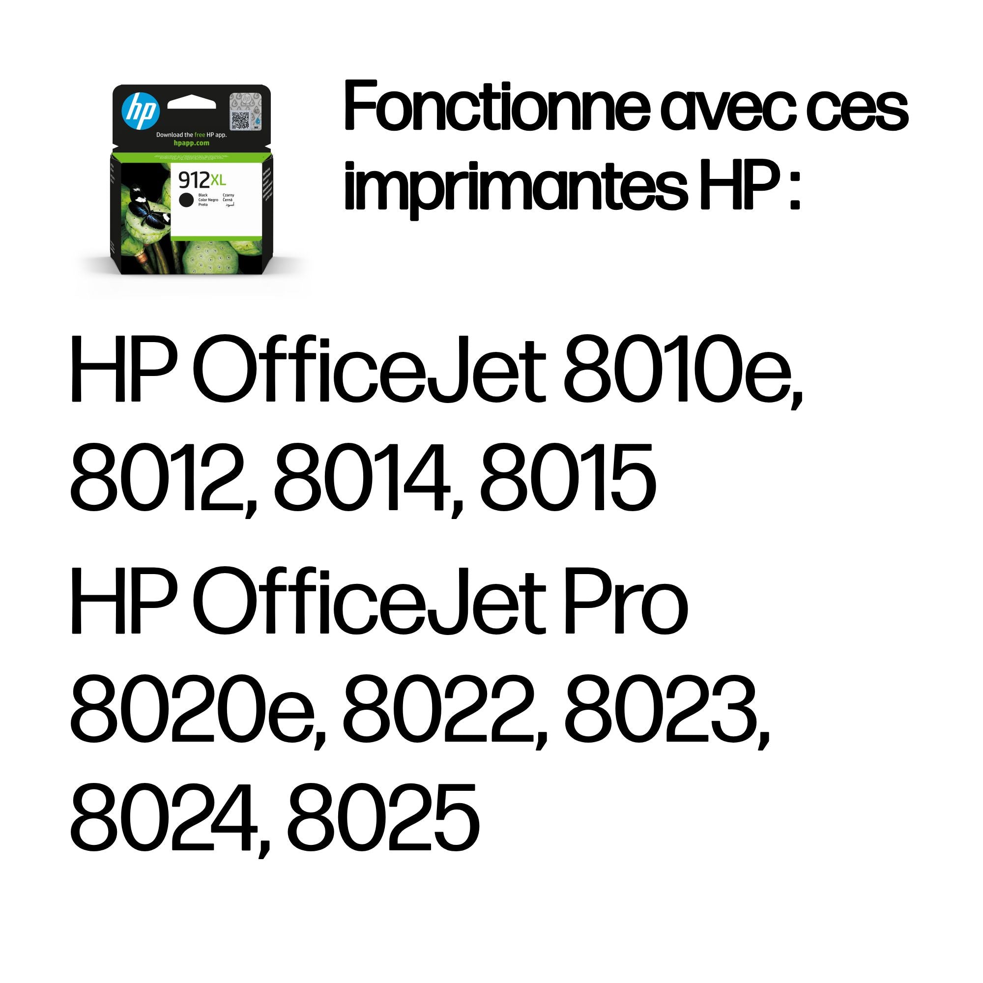 HP 912XL High Yield Black Ink