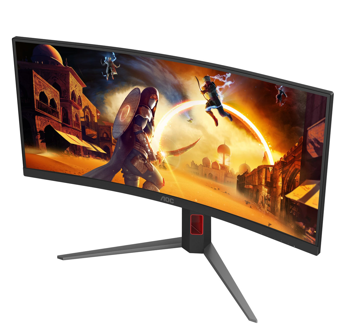 AOC CU34G4Z 34p 3440x1440 1ms 2xHDMI DP USB Black/Red
