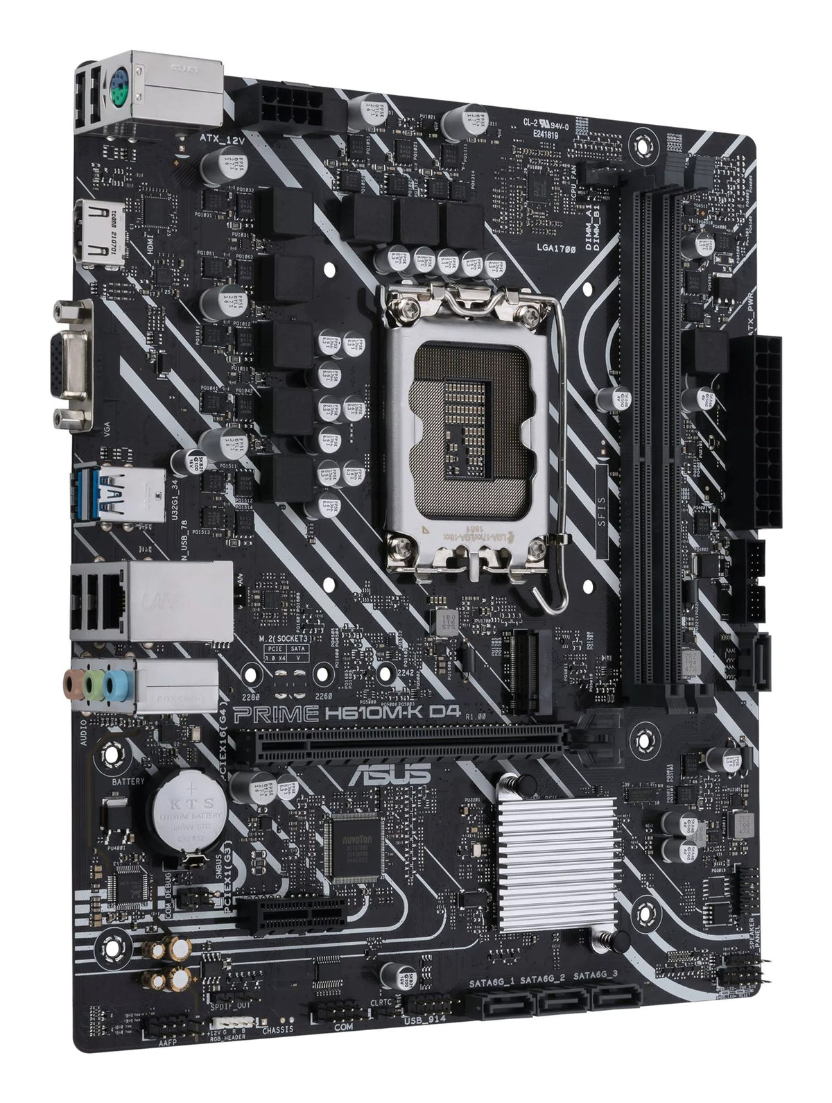 ASUS PRIME H610M-K D4 LGA1700 DDR4 mATX MB