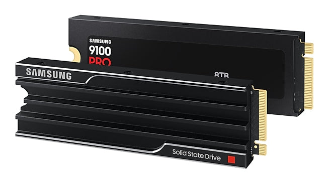 Samsung 9100 PRO 8TB with Heatsink
