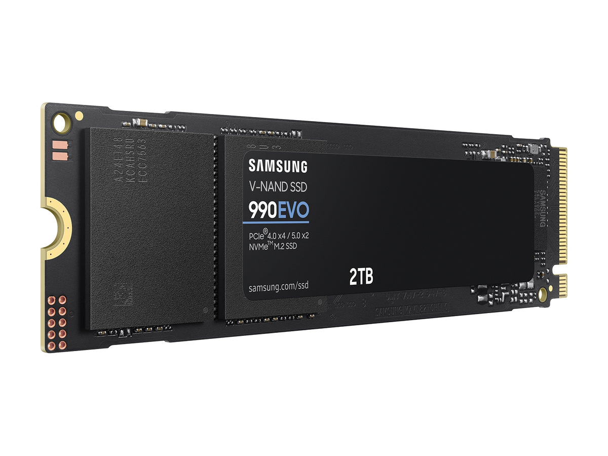 SSD SAMSUNG SERIE 990 EVO M.2 2To 2280 PCIe 4.0 x4 / 5.0 x2 NVMe 2.0 Lecture 500