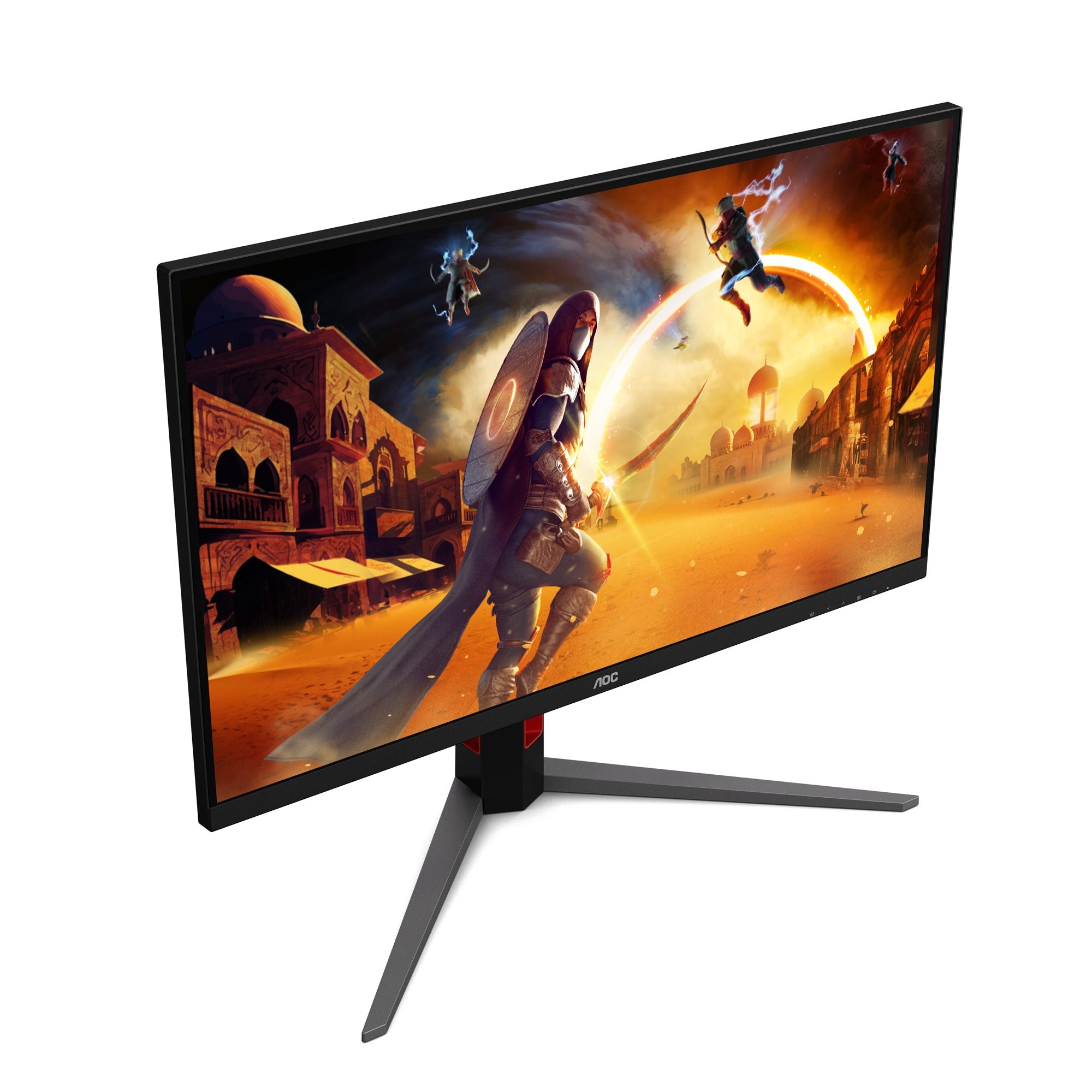 AOC U32G4U Ecran gaming 31.5p 3840x2160 16:9 Fast IPS 160Hz HAS 130mm HDMI x 2x 2.1 DP x 1x 1.4
