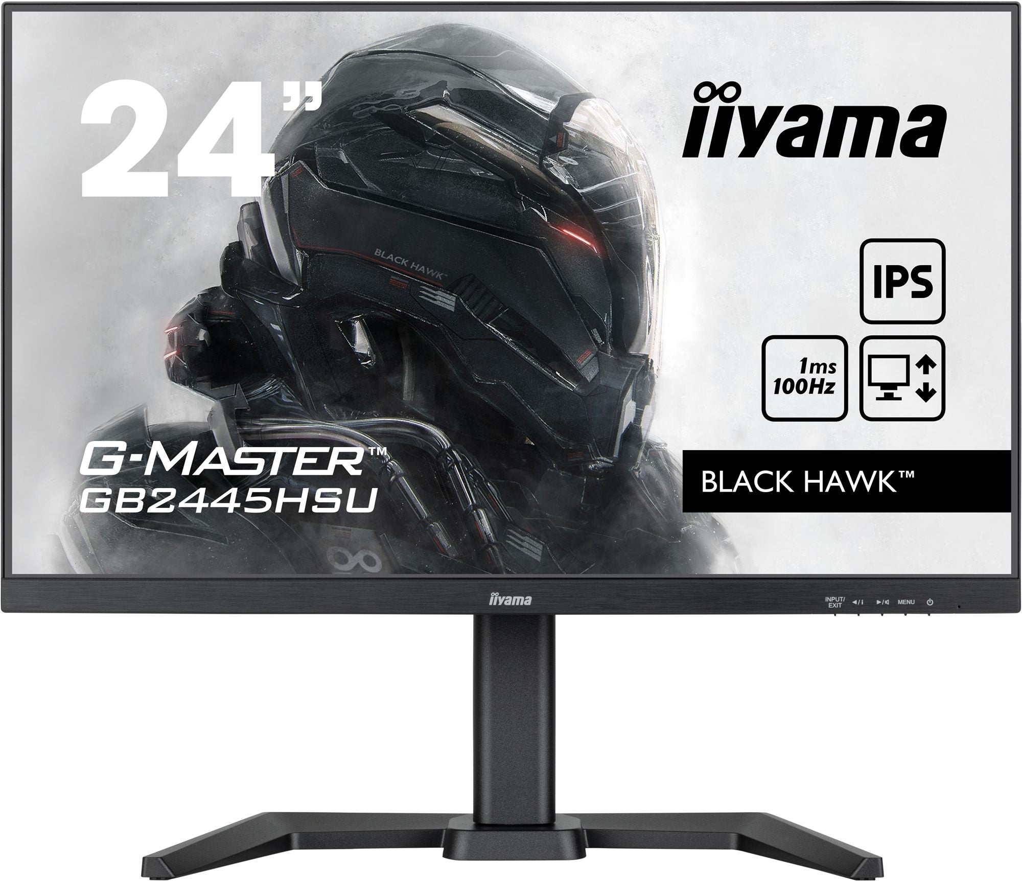 "iiyama G-MASTER GB2445HSU-B1 écran plat de PC 61 cm (24"") 1920 x 1080 pixels Full HD LED Noir"