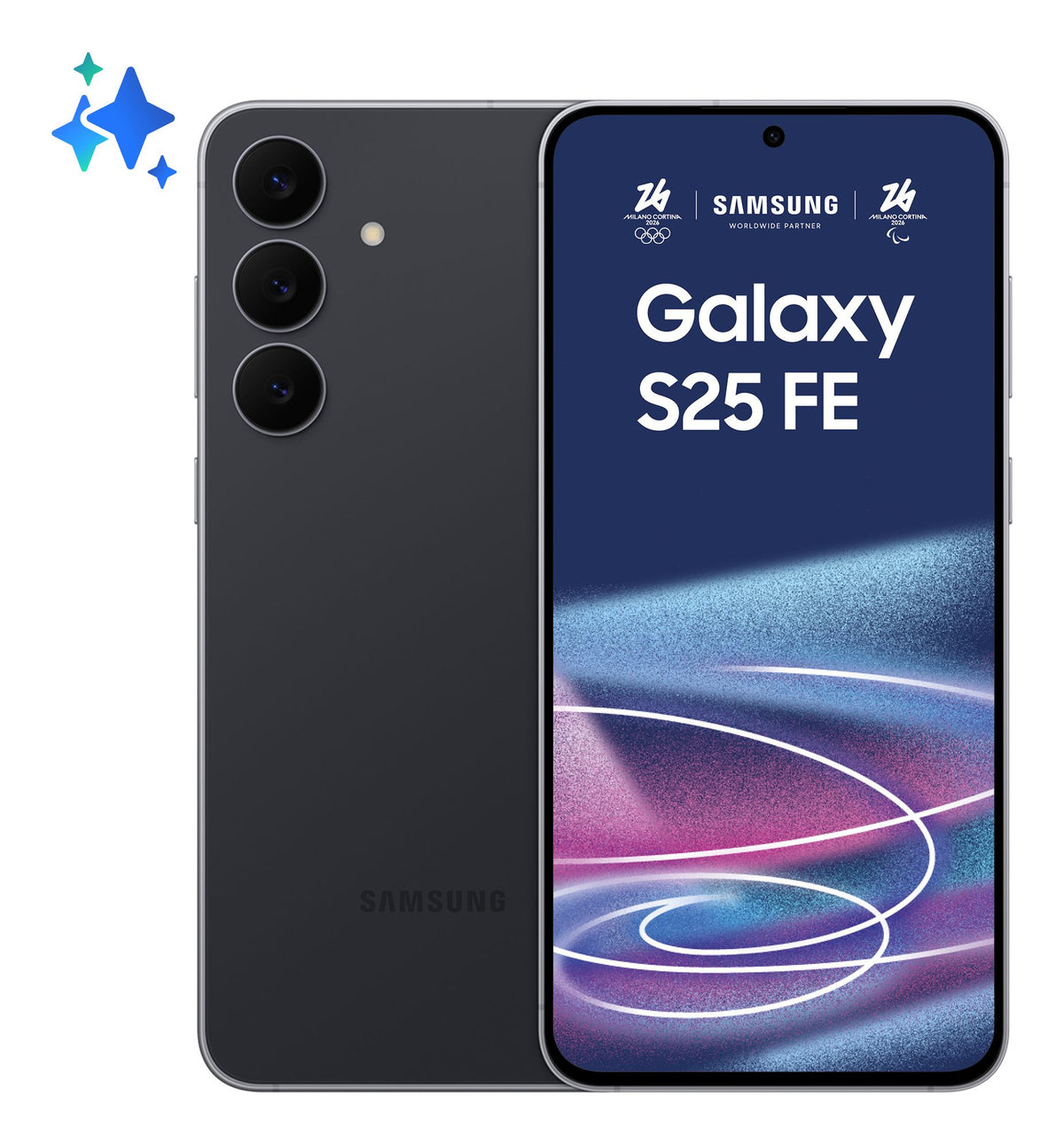 "Samsung Galaxy S25 FE 5G 17 cm (6.7"") Double SIM USB Type-C 8 Go 128 Go 4900 mAh Noir"