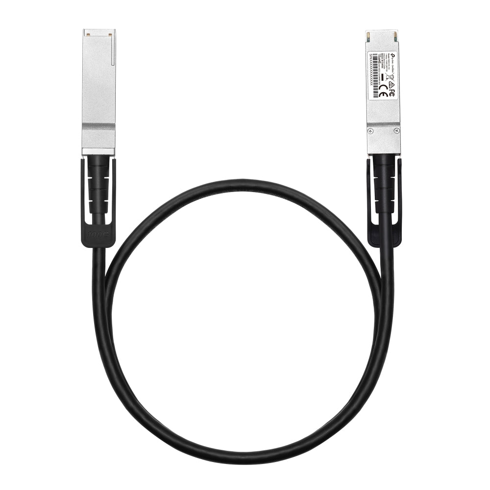 TP-Link Omada SM9220-1M câble InfiniBand et a fibres optiques QSFP28 Twinax Noir