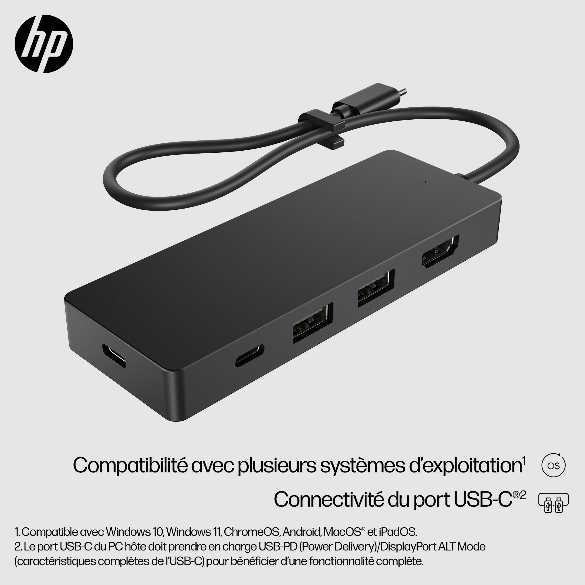 HP USB-C Travel Hub G3 EMEA-INTL EN Loc-