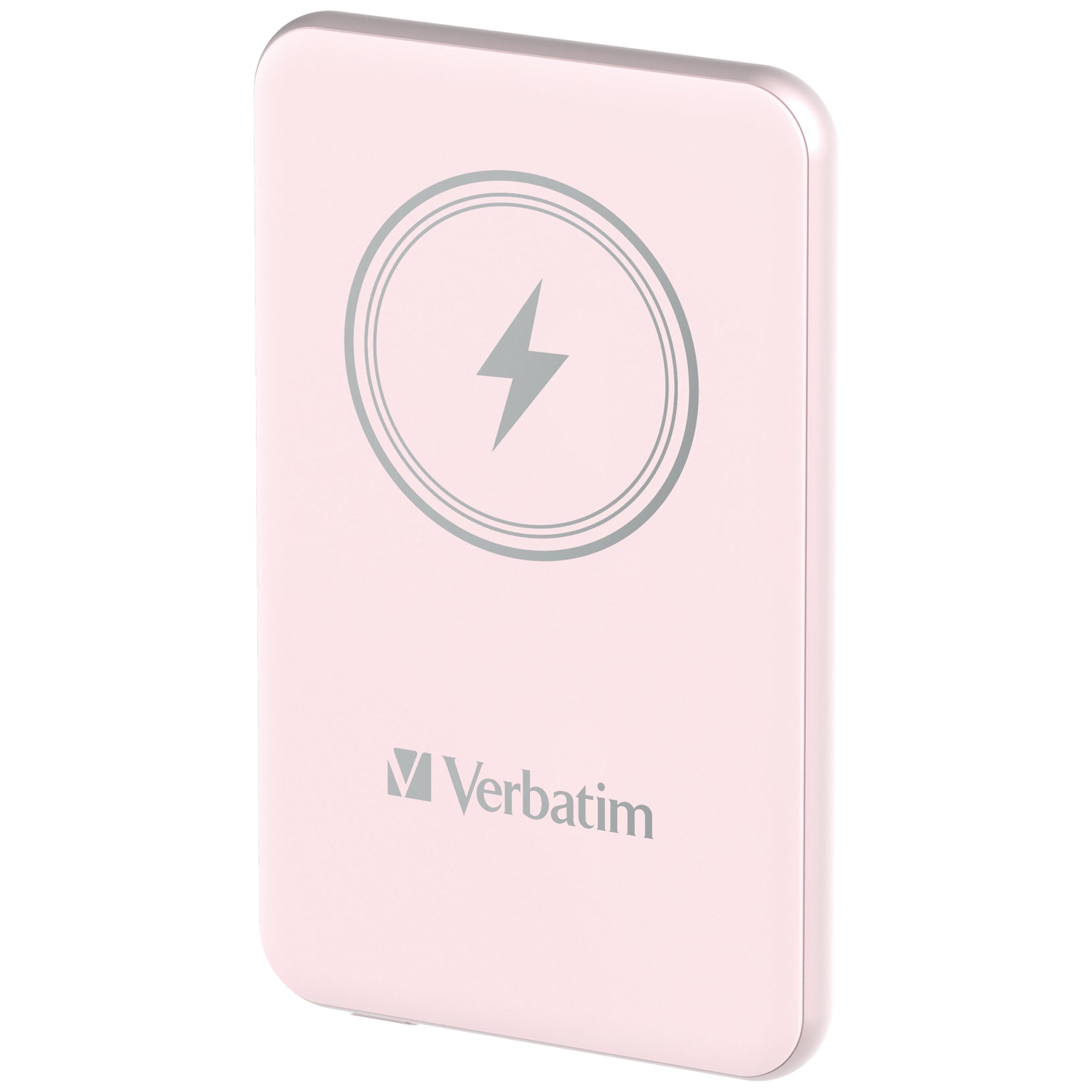VERBATIM CHARGE N GO MAGNETIC WIRELESS POWER BANK 5000 PINK WCF (P)