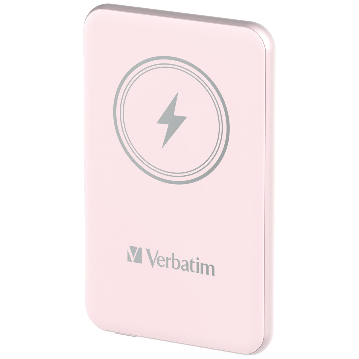 VERBATIM CHARGE N GO MAGNETIC WIRELESS POWER BANK 5000 PINK WCF (P)