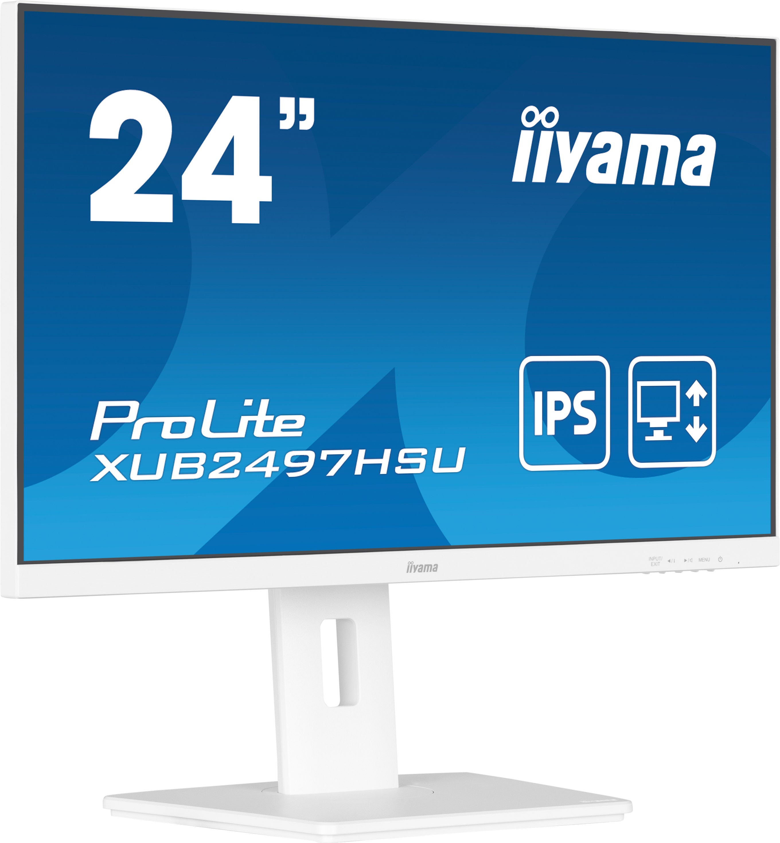 "iiyama ProLite XUB2497HSU-W2 écran plat de PC 60,5 cm (23.8"") 1920 x 1080 pixels Full HD LED Blanc"