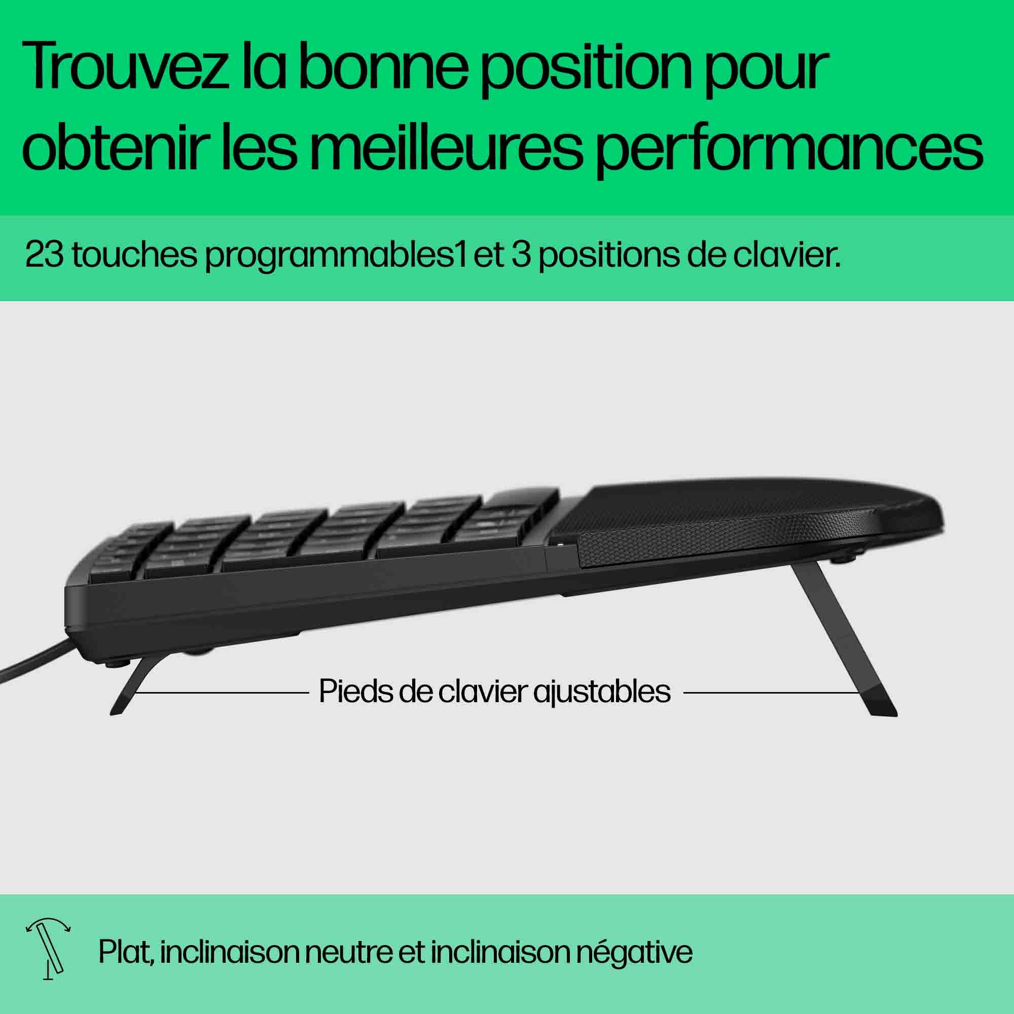 HP 480 CFT WD KBD FR