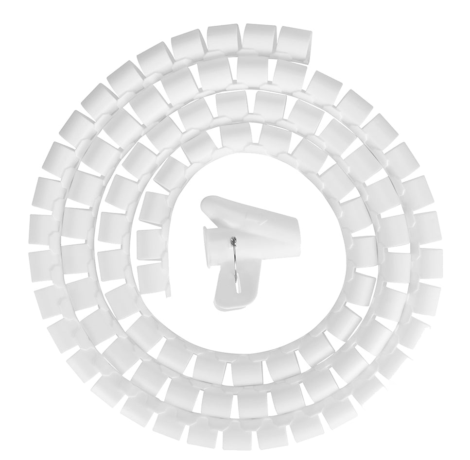 NEOMOUNTS Spiral Cable Wrap 25mm multiple cables white