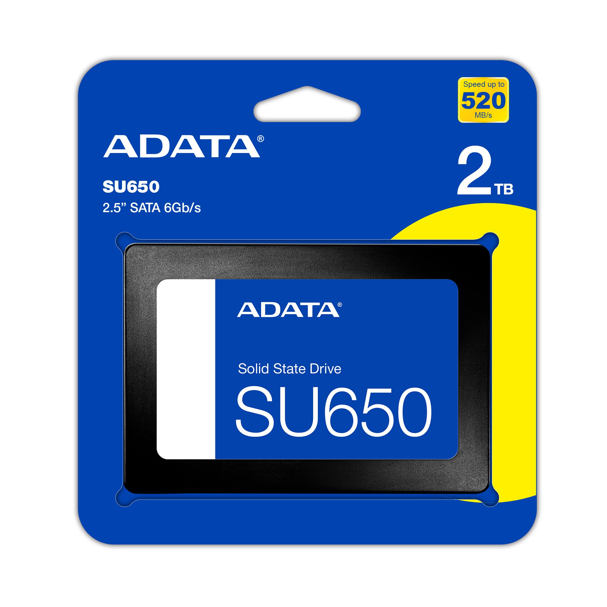 "ADATA SU650 2 To 2.5"" Série ATA III 3D NAND"