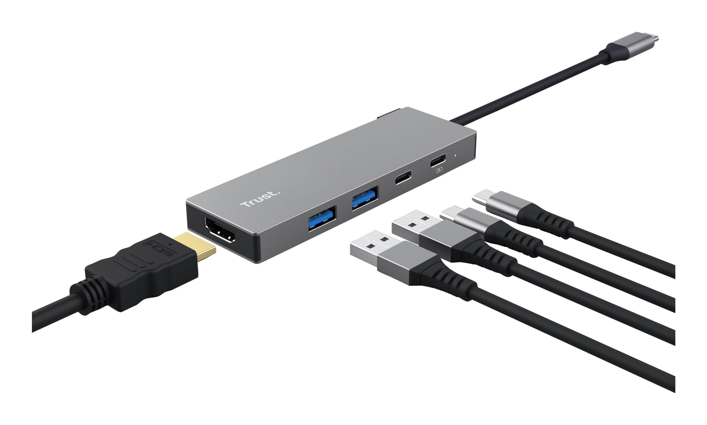 TRUST Dalyx 5-in-1 USB-C Multiport Adapter