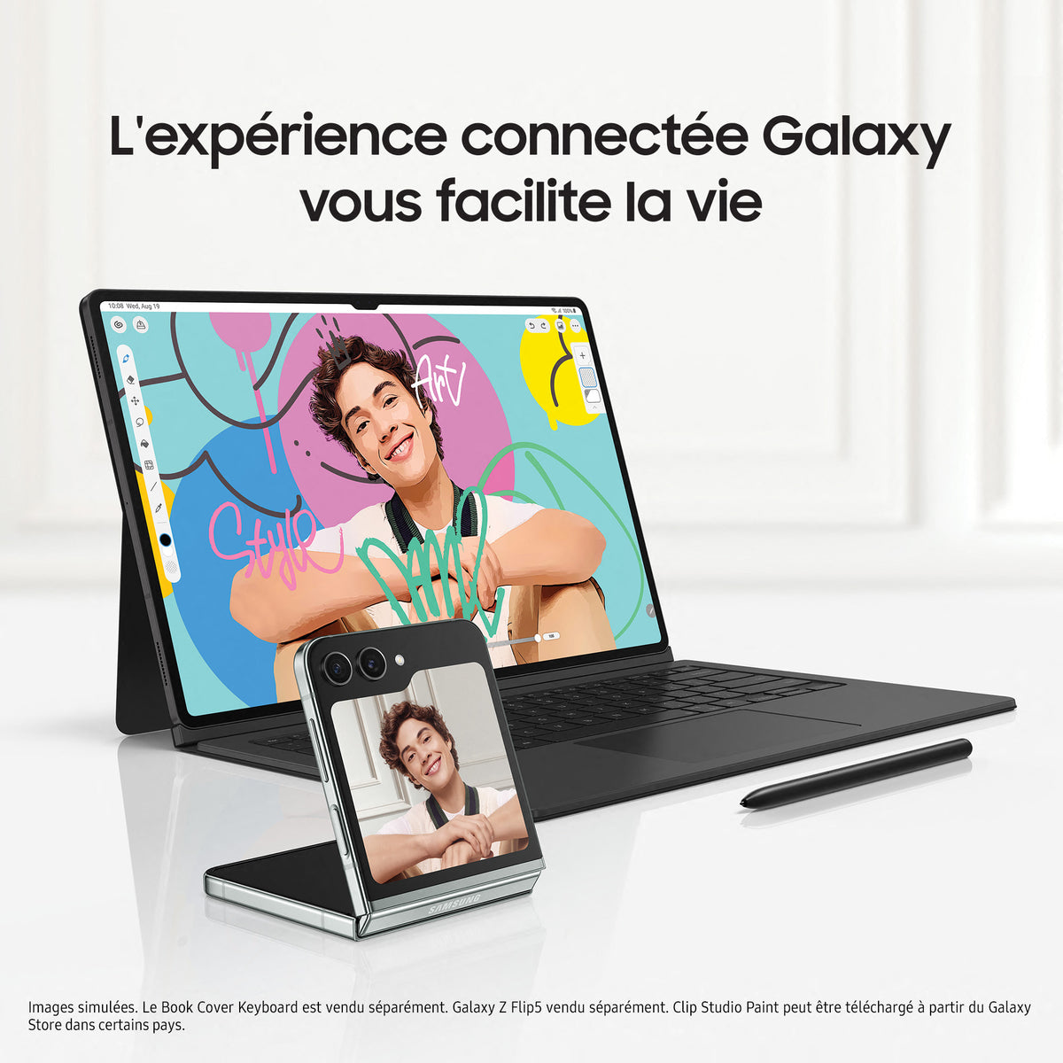 "Samsung Galaxy Tab S9 SM-X710N Snapdragon 128 Go 27,9 cm (11"") 8 Go Wi-Fi 6 (802.11ax) Android 13 Graphite"
