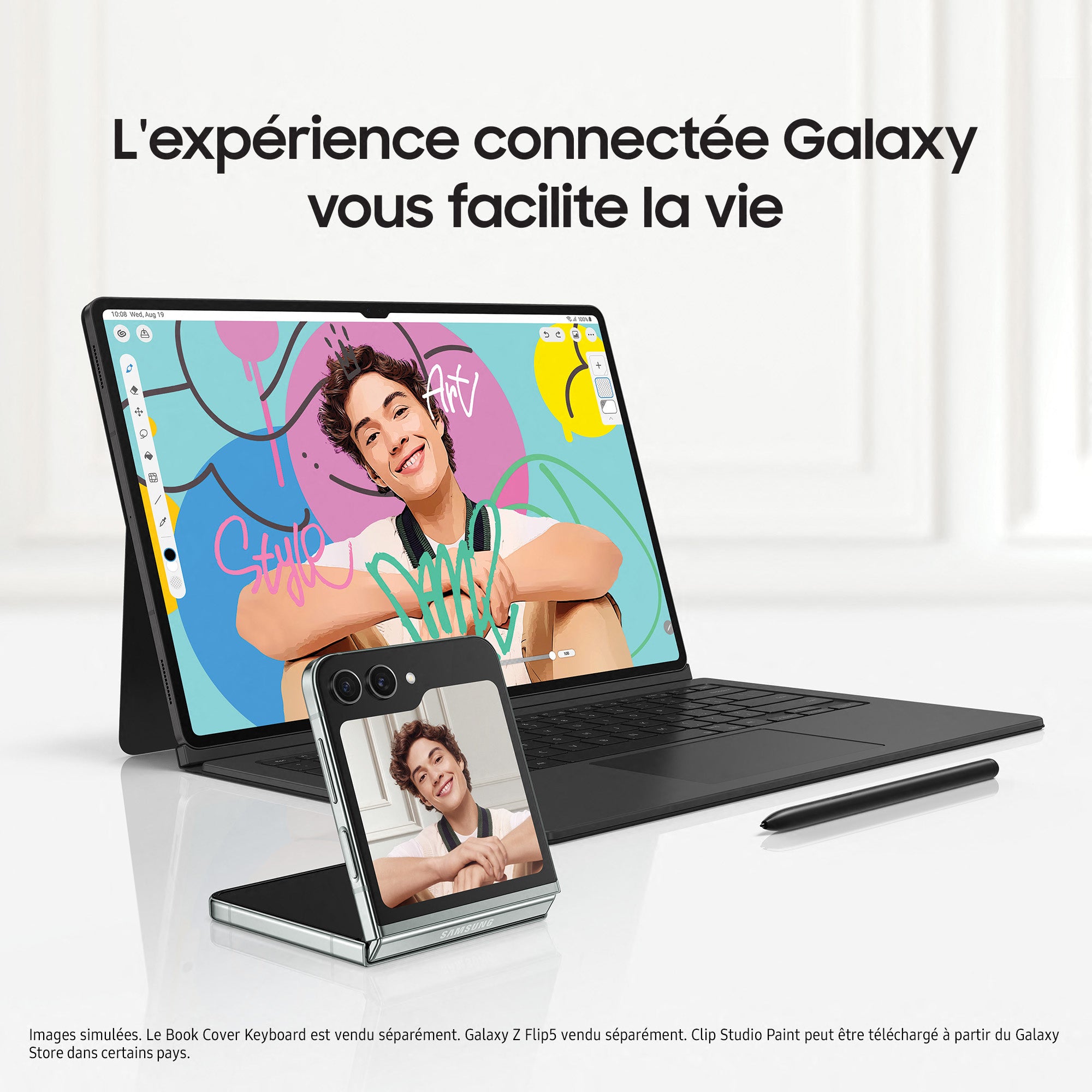 Tablette Galaxy Tab S9 11 256Go Anthracite WIFI Android 14 RAM 12Go 2560X1600 4