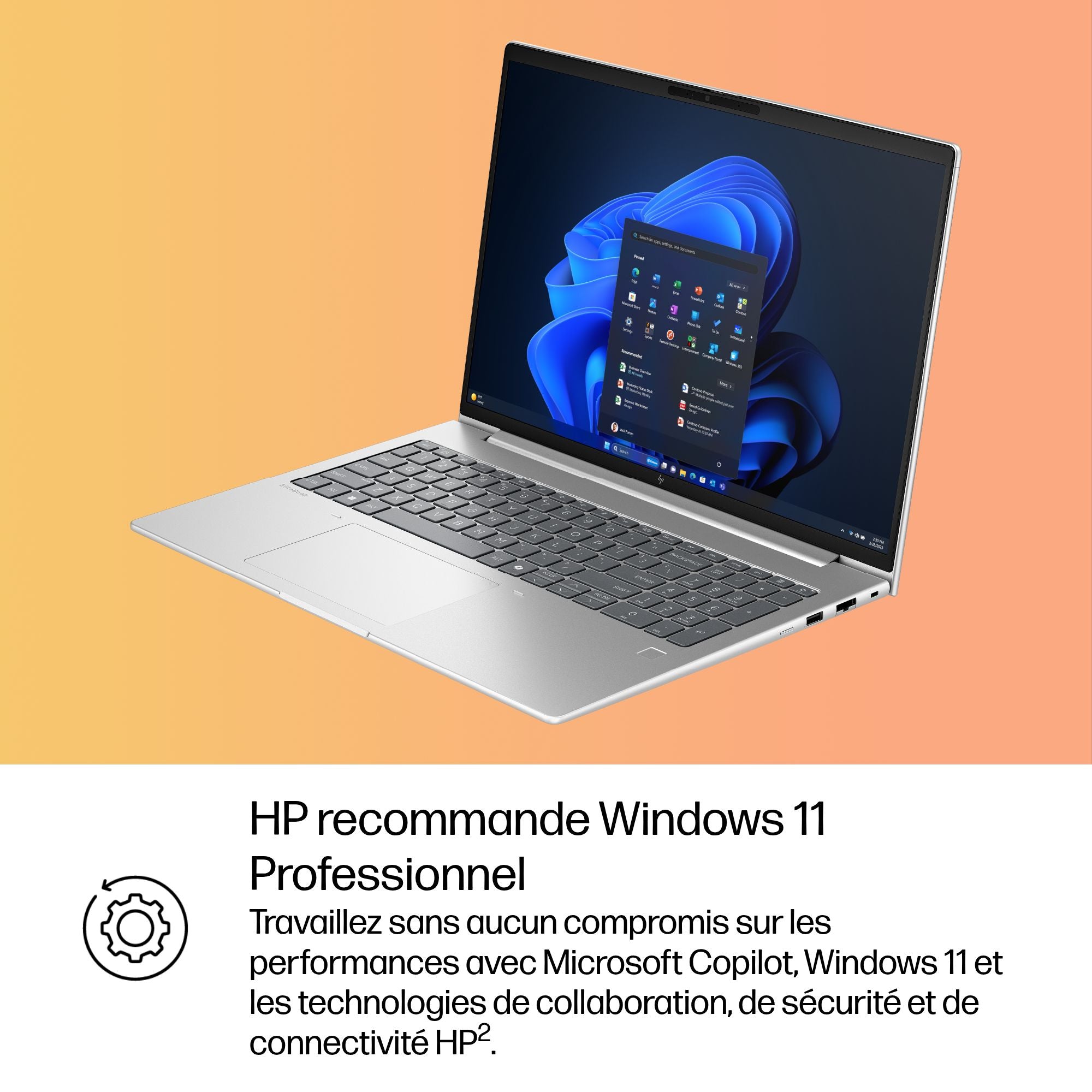 HP EliteBook 6 G1i IA Nouvelle génération Intel Core Ultra 5 225U 16p WUXGA 32Go 1To SSD UMA W11P Copilot + PC 1/1/0