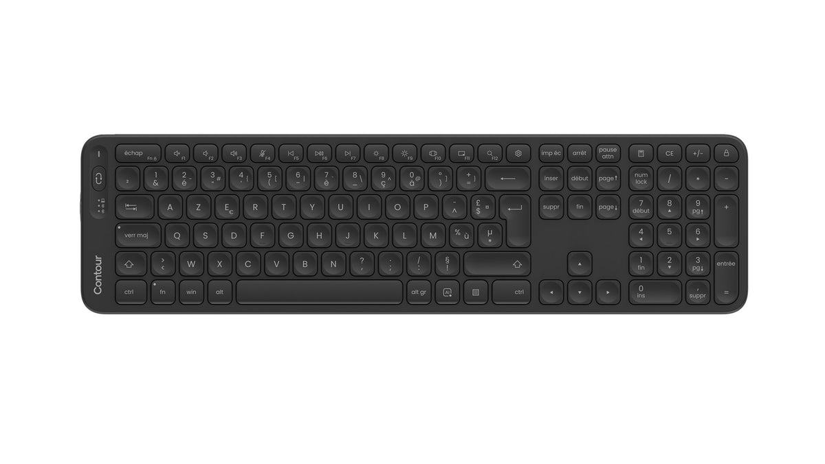 CONTOUR DESIGN Clavier sans fil Balance Full-Size FR