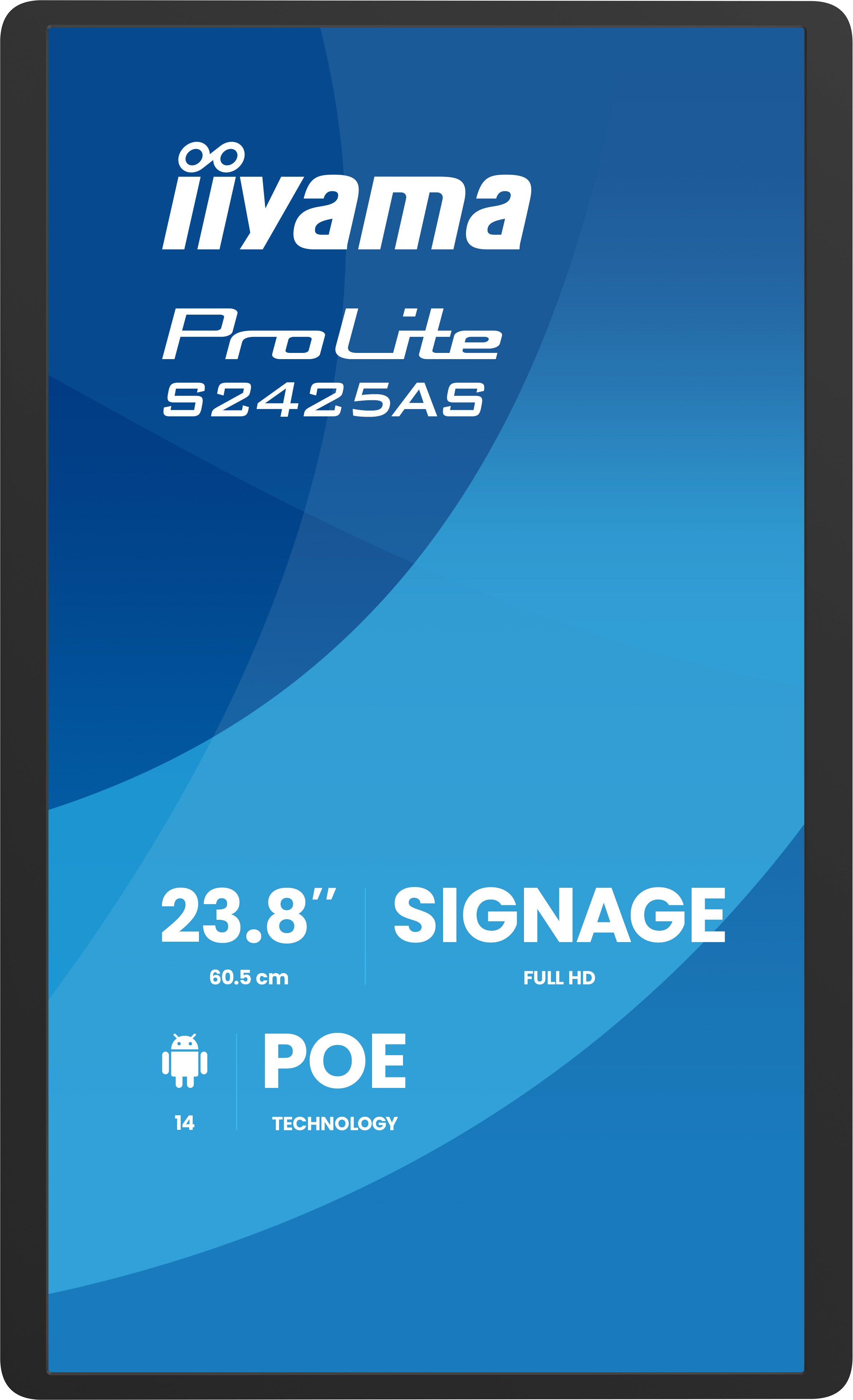 24" Signage display