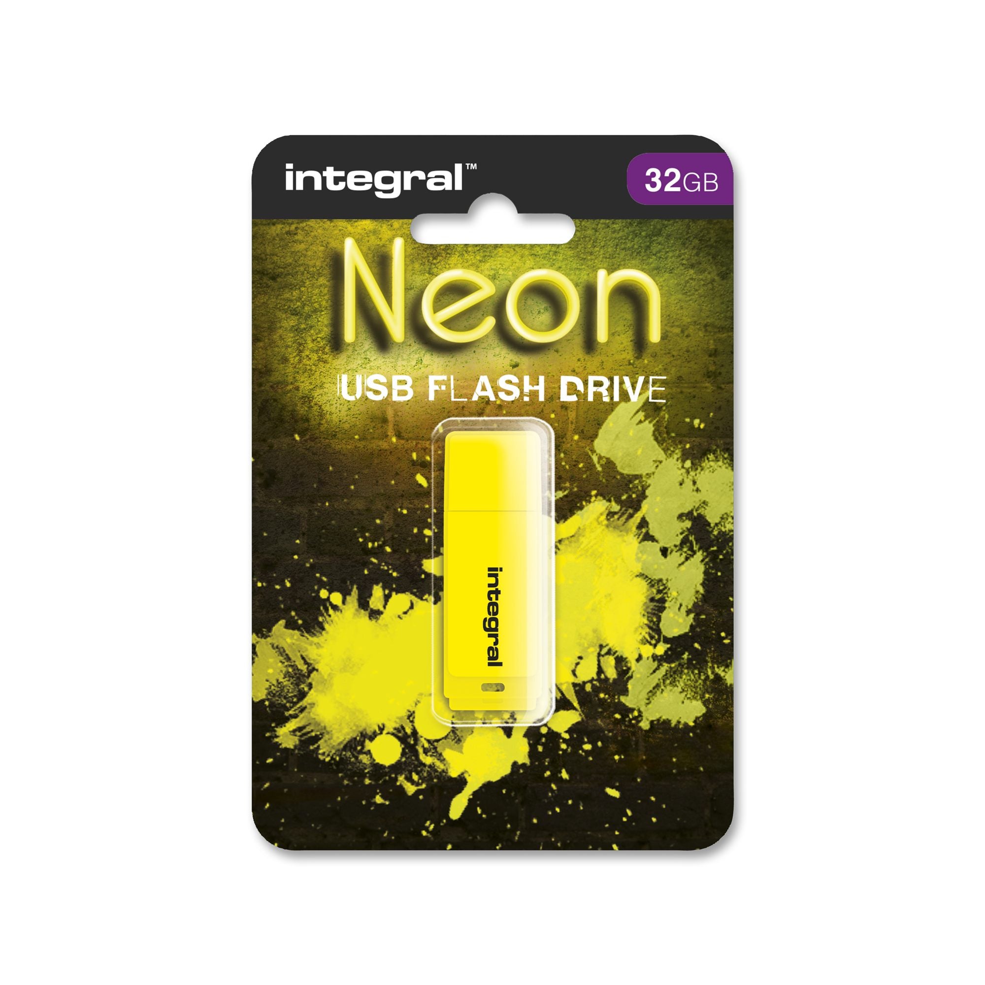 USB Flash Drive NEON 32GB Yellow