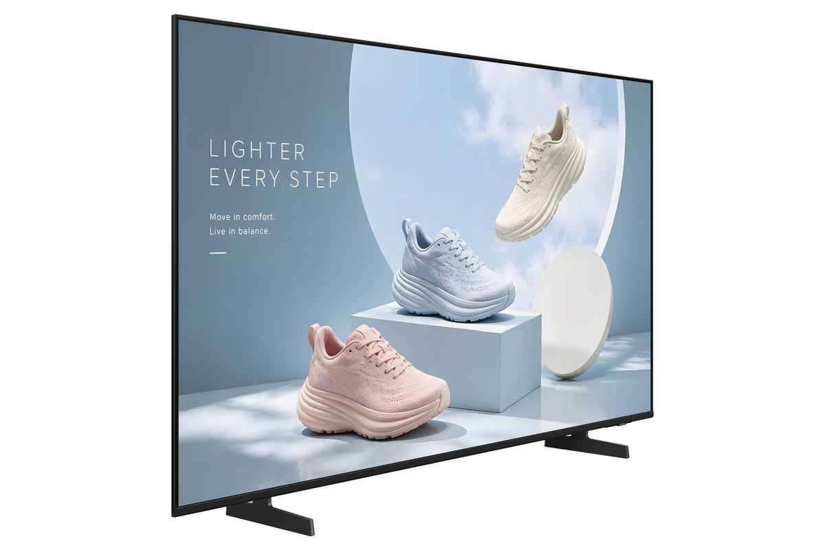 SAMSUNG BE55HX-H 55p Non-tactile UHD 4K 3840x2160 16:9 300nit 16/7 Tuner Biz TV App Tizen 8.0 HP 2x10W 3 ans