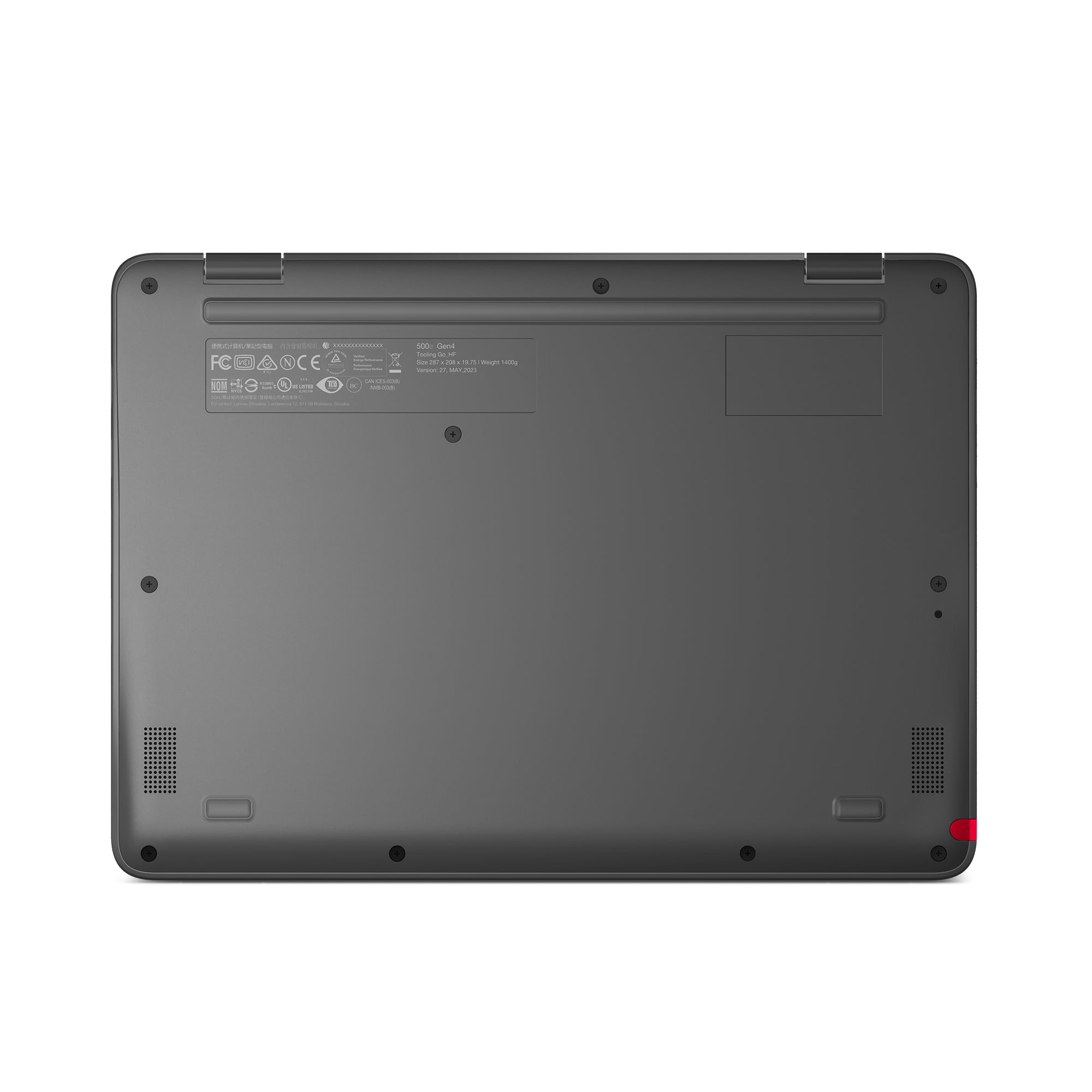 LENOVO 500e G4 Intel N100 12.2p WUXGA Touch 8Go 64Go eMMC Intel UHD Graphics Chrome 1YR Carryin